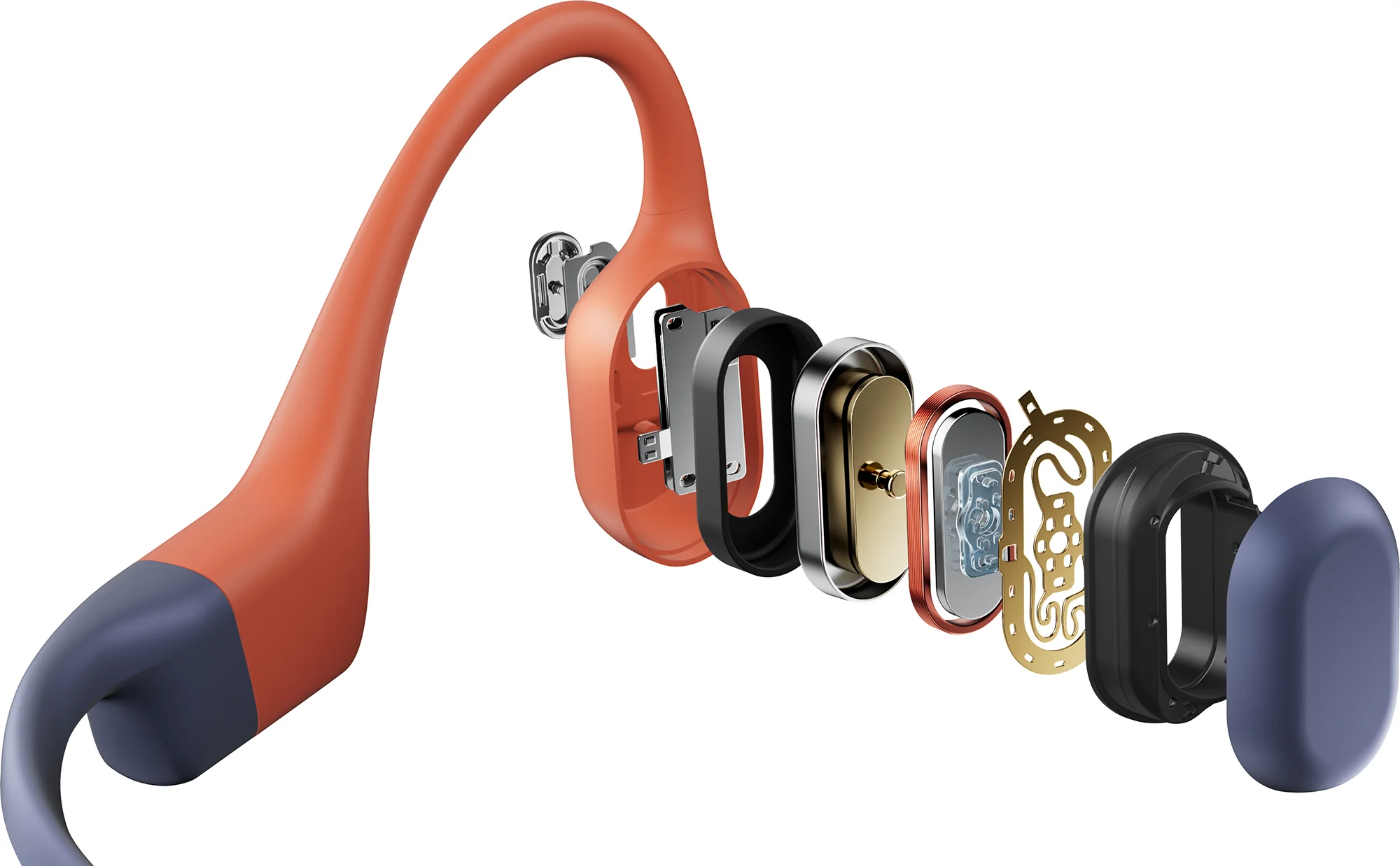 Shokz OpenSwim Pro Wireless Bone Conduction Headphones - Red - Image 4