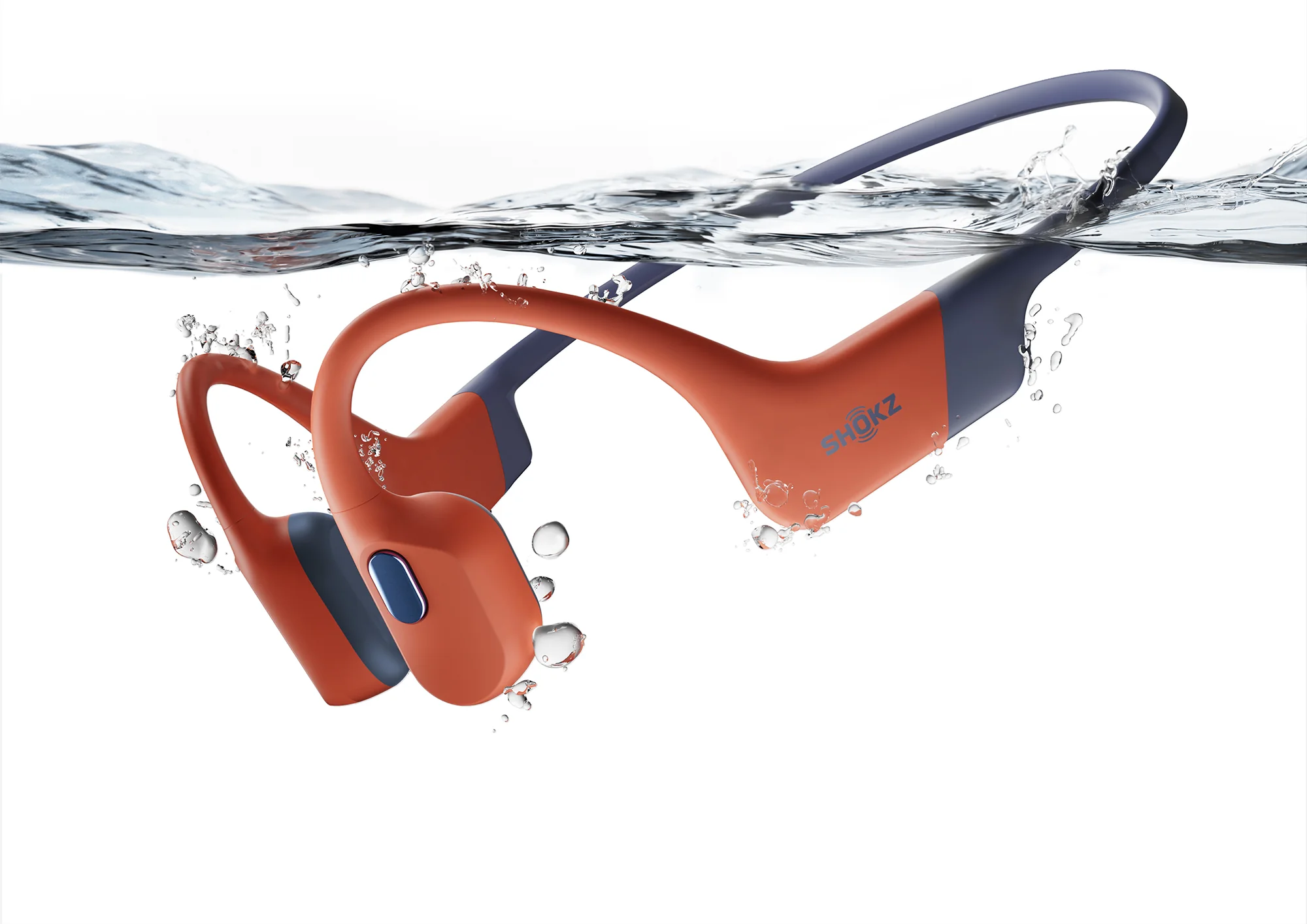 Shokz OpenSwim Pro Wireless Bone Conduction Headphones - Red - Image 5