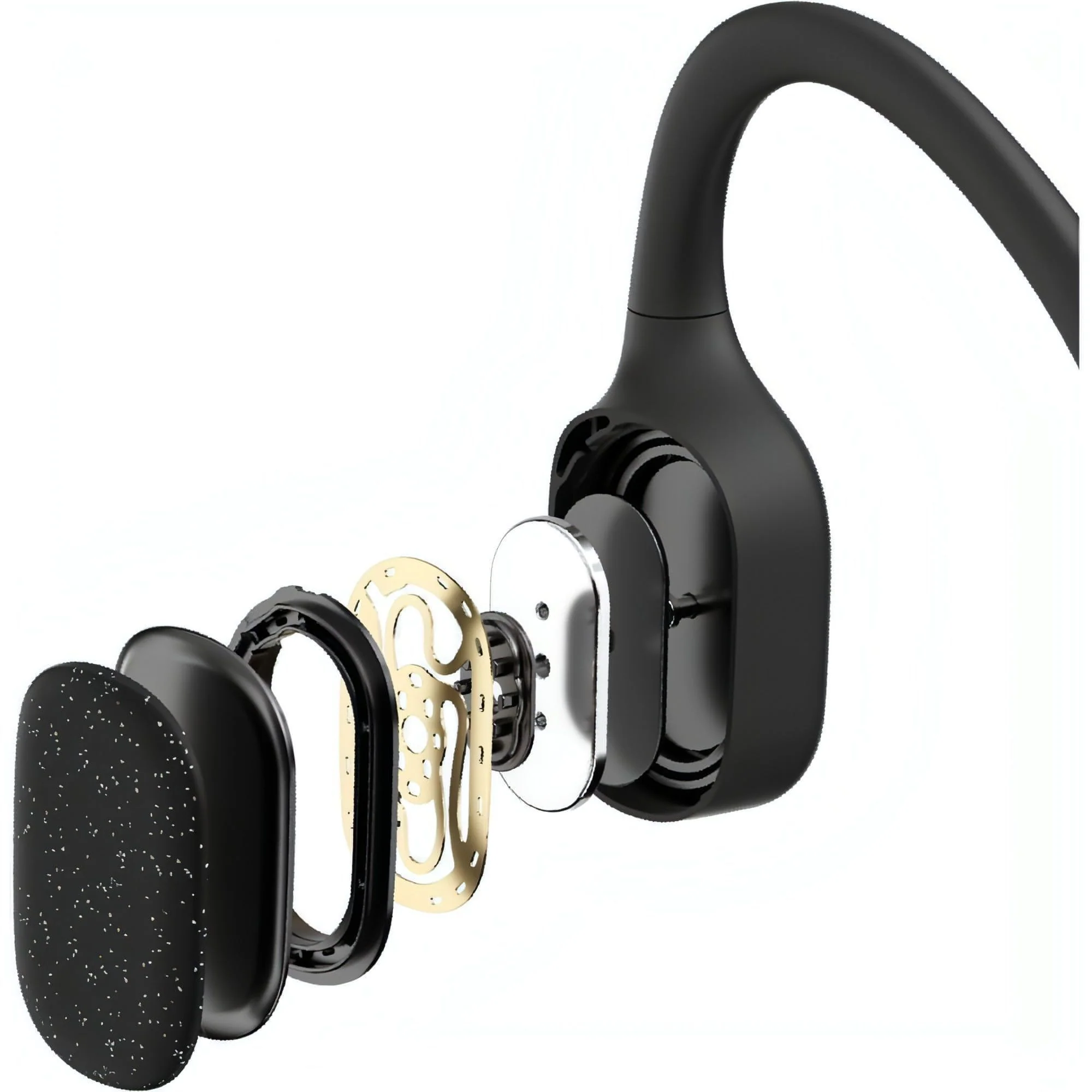 Shokz OpenSwim Wireless Bone Conduction Headphones - Black - Image 2