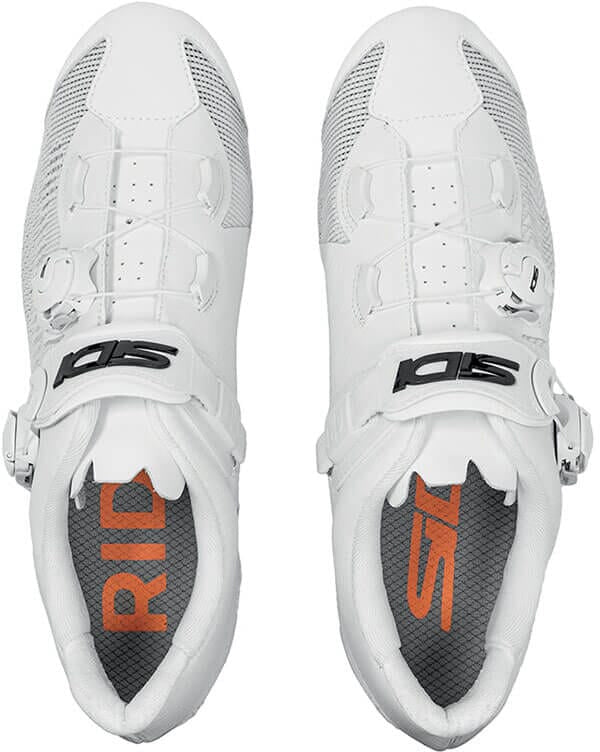 Sidi Genius 10 Knit Mens Cycling Shoes - White - Image 4