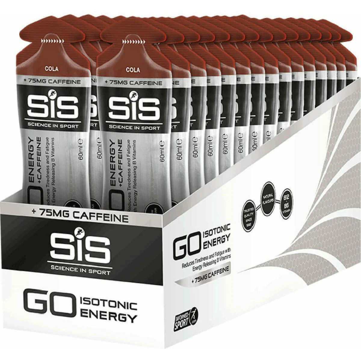 SiS Go Energy Gel Plus Caffeine 60ml (Box of 30) - Image 3