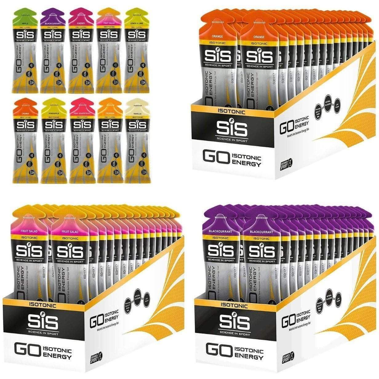 SiS GO Isotonic Energy Gels 60ml (Box of 30)