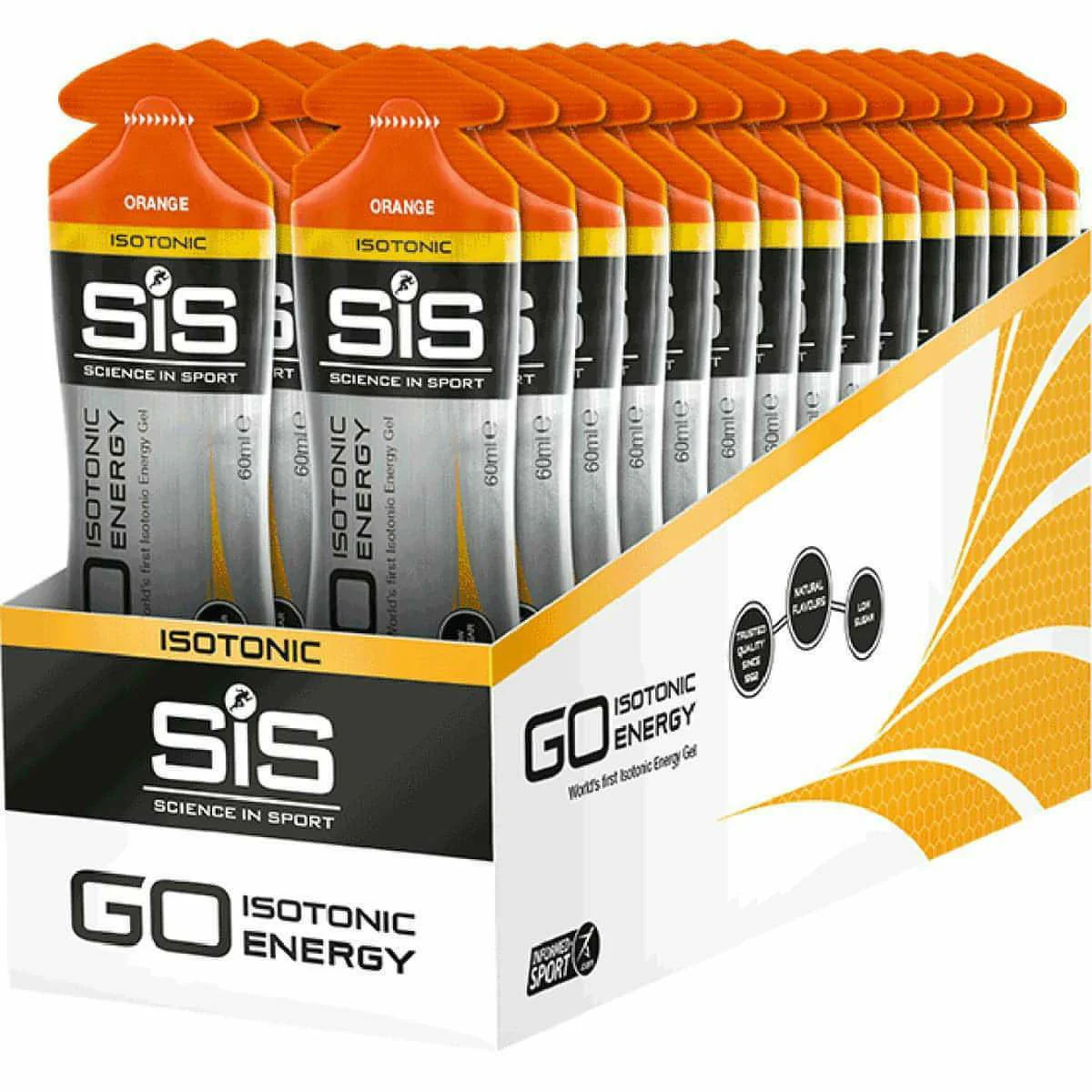 SiS GO Isotonic Energy Gels 60ml (Box of 30) - Image 8