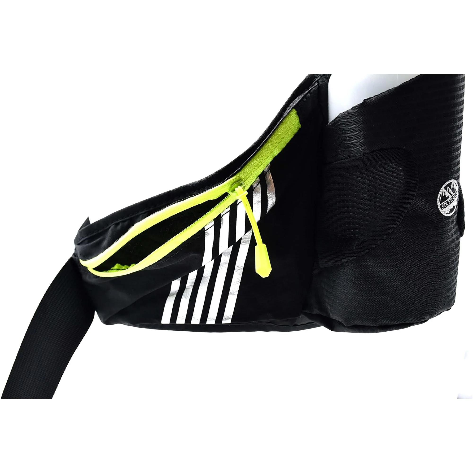 Six Peaks Running Waist Belt With Bottle Holder - Black - Image 3