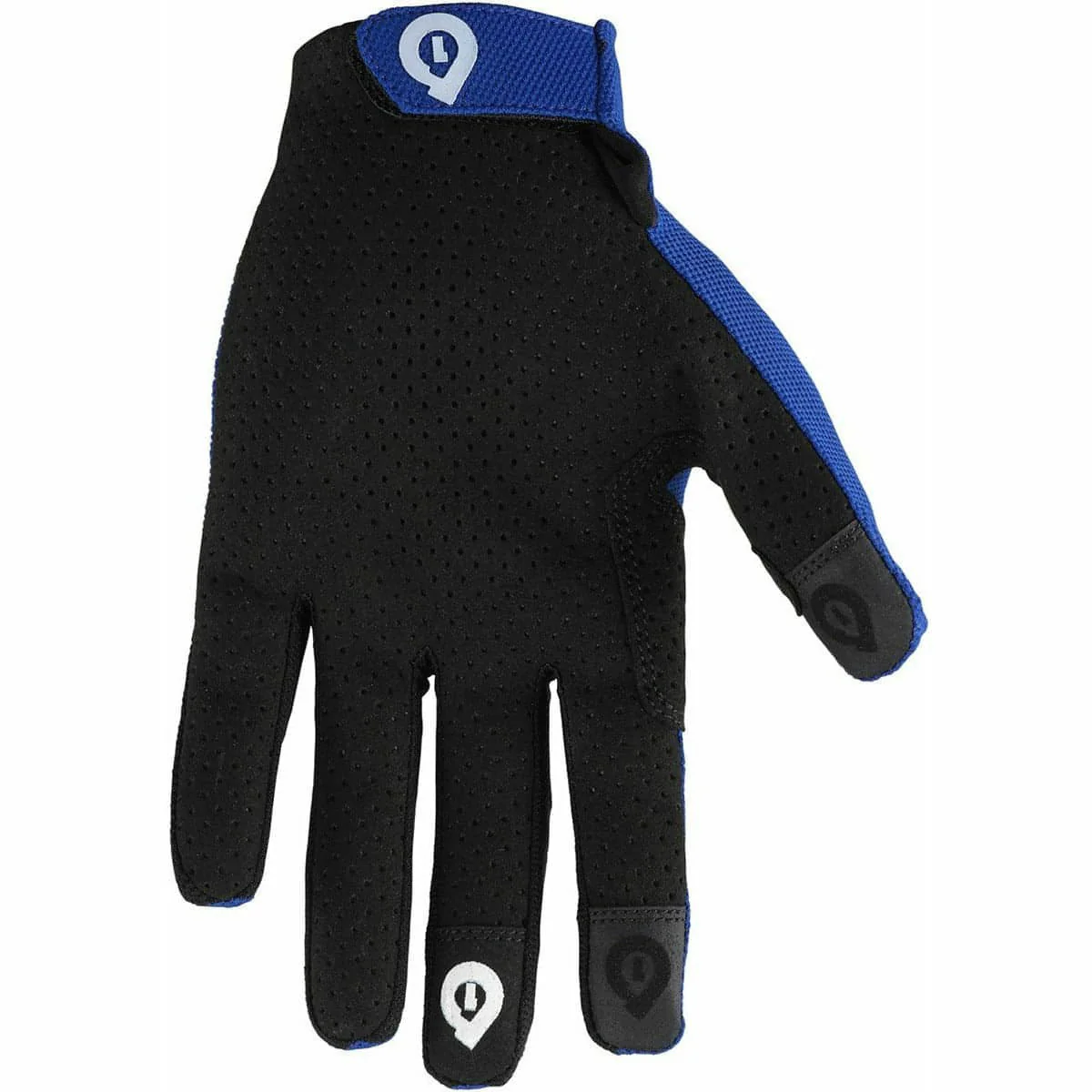 SixSixOne Raji Full Finger Cycling Gloves - Blue - Image 2