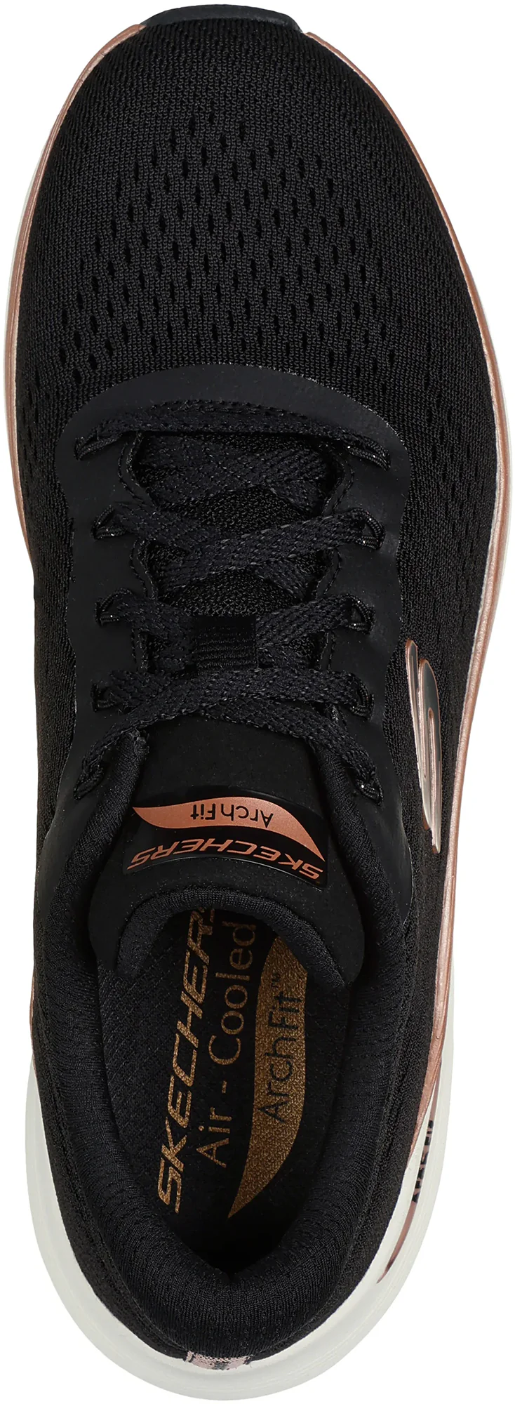 Skechers Arch Fit 2.0 Glow The Distance Womens Shoes - Black - Image 3