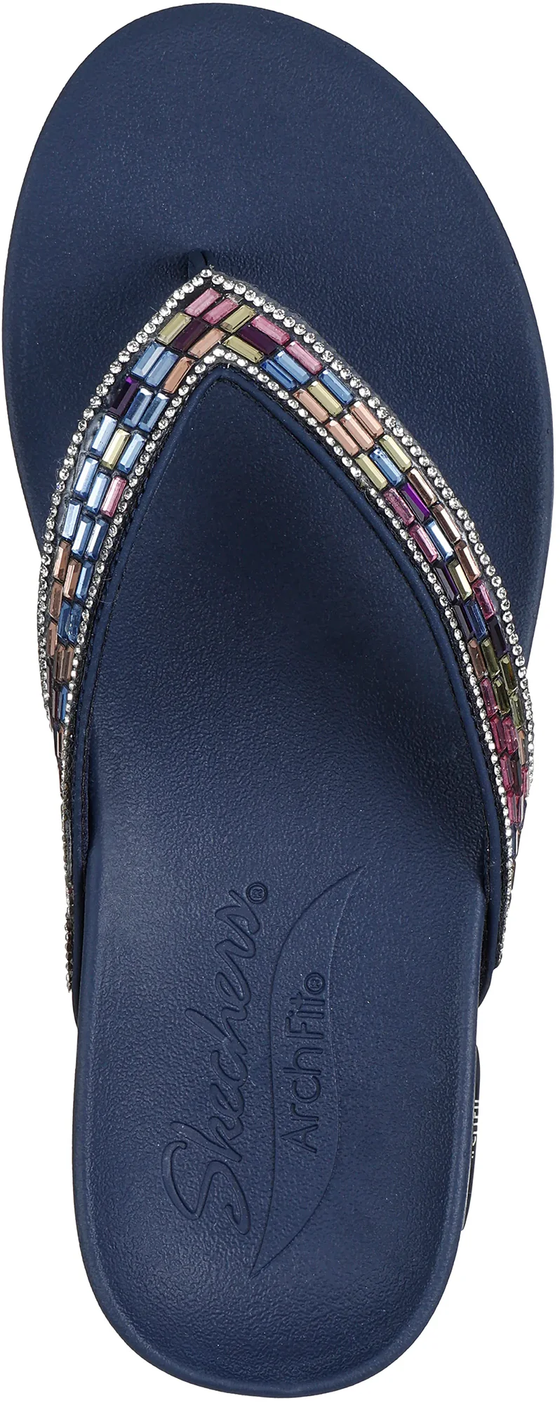 Skechers Arch Fit Meditation Glam Gal Womens Sandals - Blue - Image 4