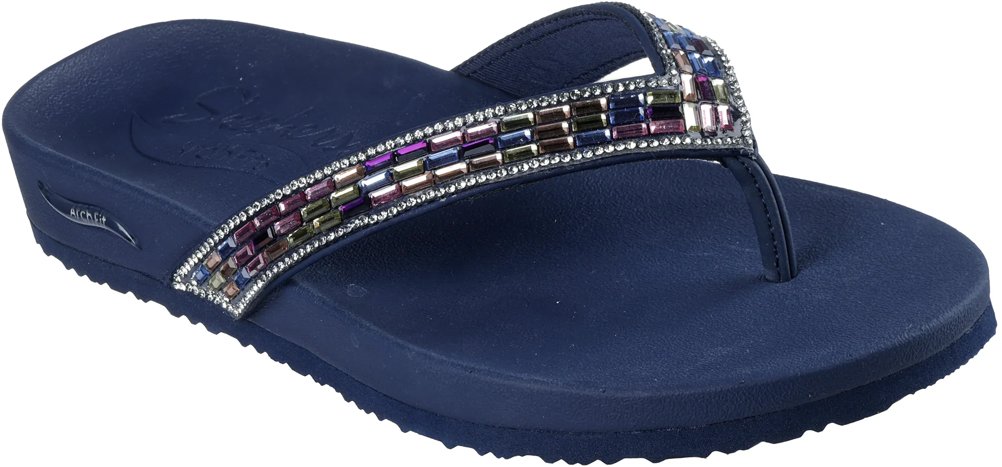 Skechers Arch Fit Meditation Glam Gal Womens Sandals - Blue - Image 5