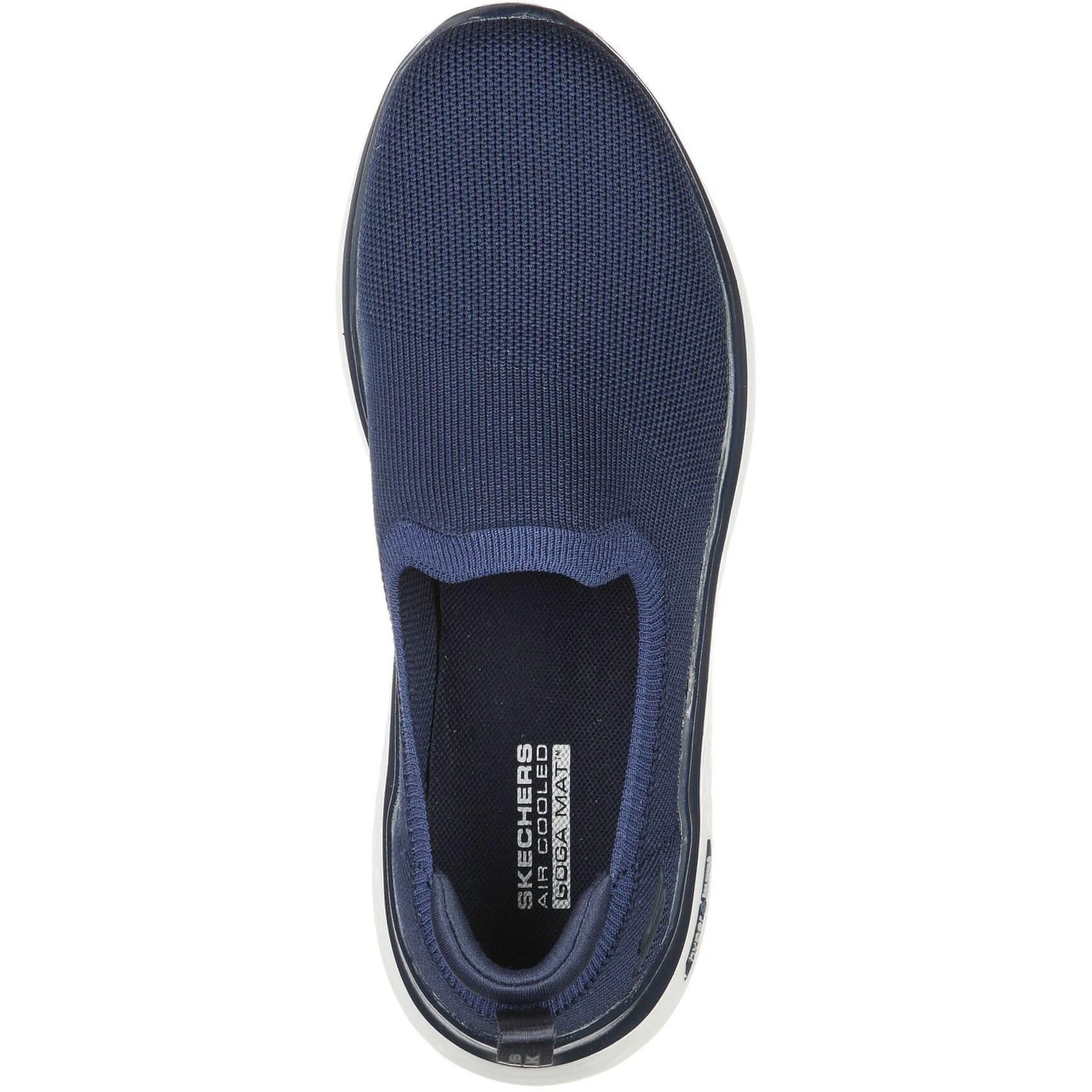 Skechers GoWalk Hyper Burst Slip On Womens Walking Shoes - Navy - Image 4