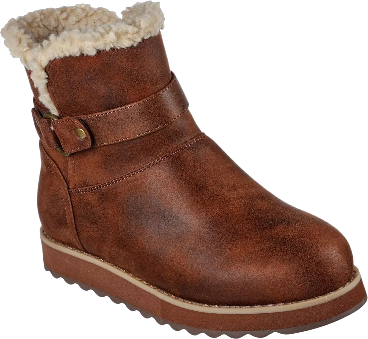 Skechers Keepsake 2.0 WIDE FIT Womens Walking Boot - Brown - Image 5
