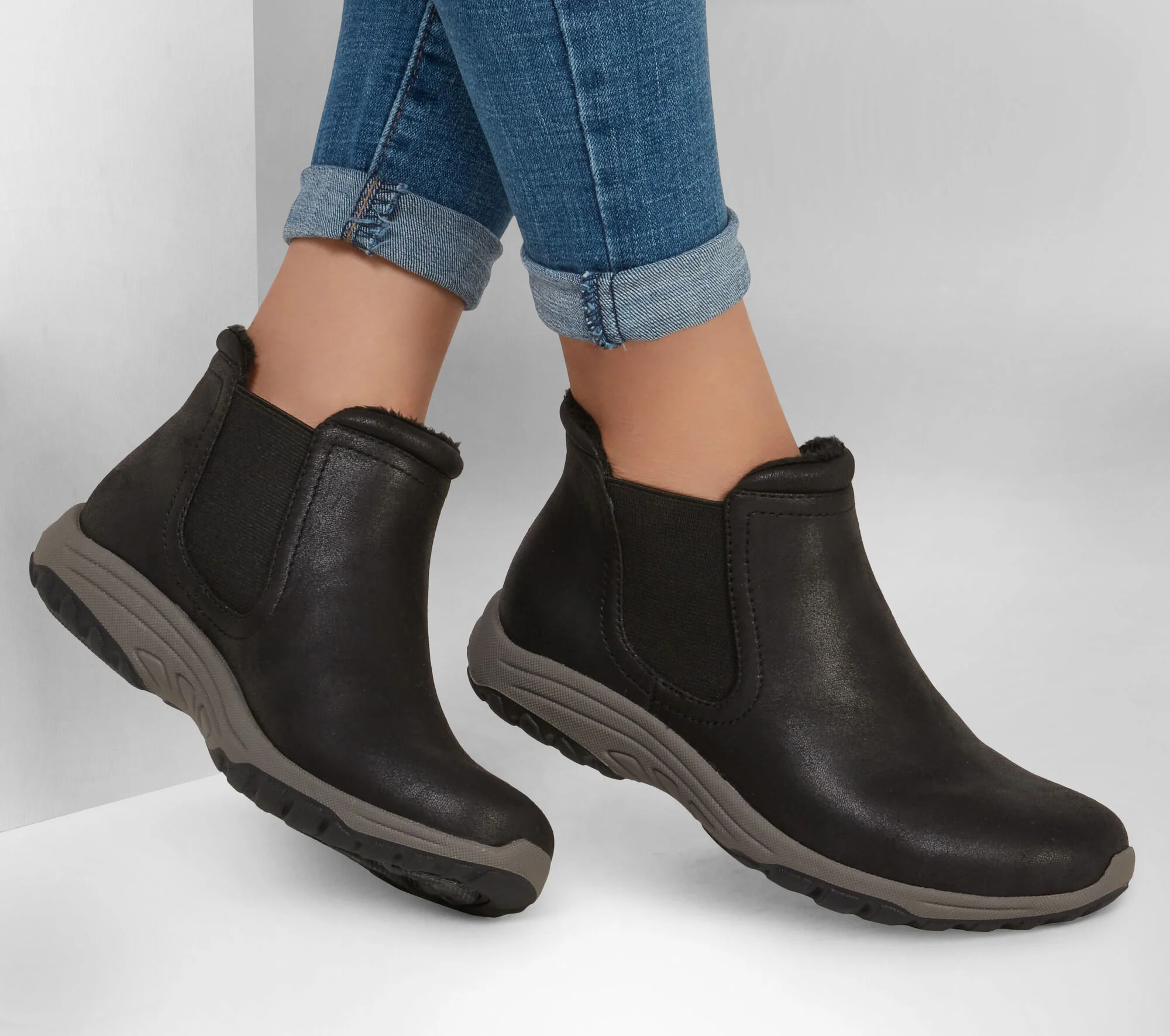 Skechers Reggae Fest 2.0 New Yorker Womens Boots - Black - Image 6