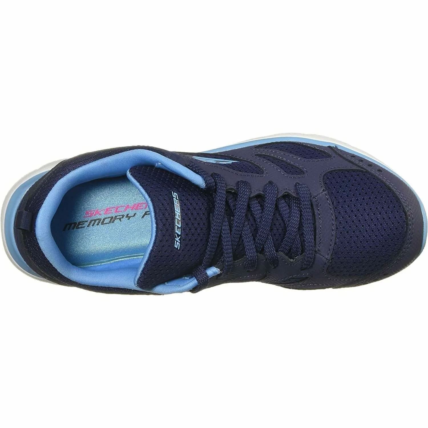 Skechers Summits Suited Womens Training Shoes - Navy - Image 4
