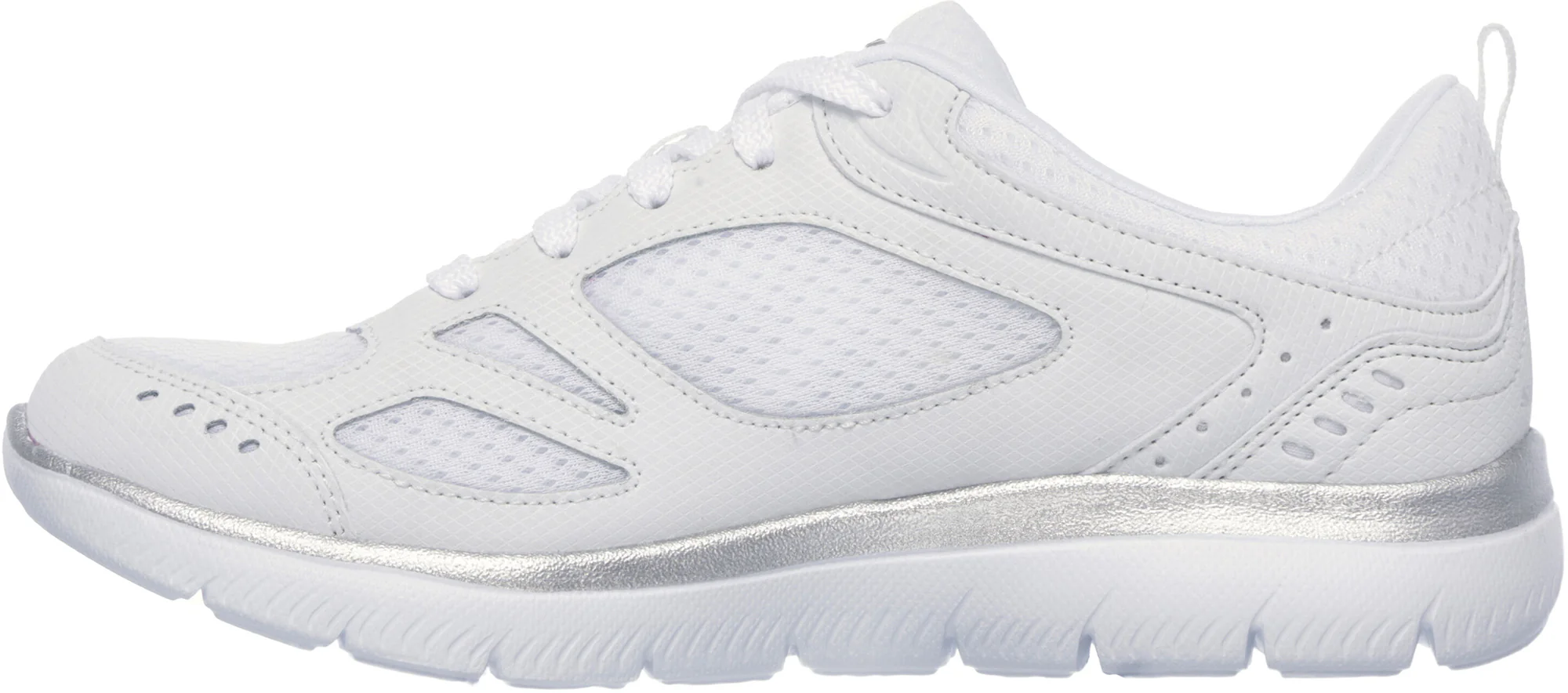 Skechers Summits Suited Womens Training Shoes - White - Image 3