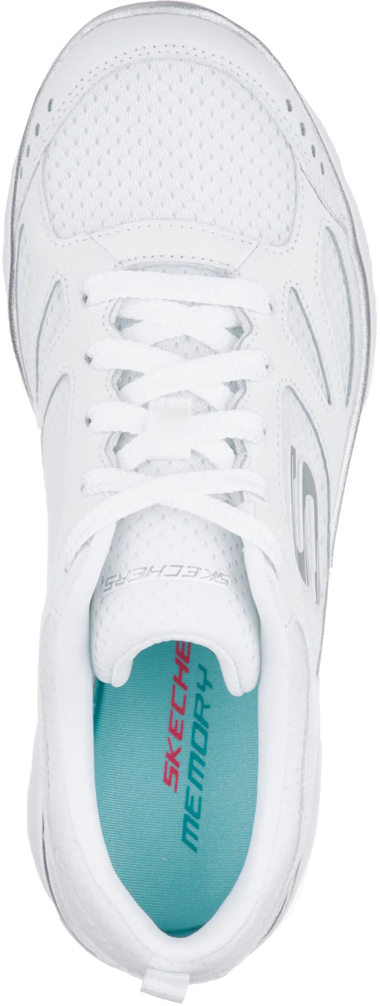 Skechers Summits Suited Womens Training Shoes - White - Image 4