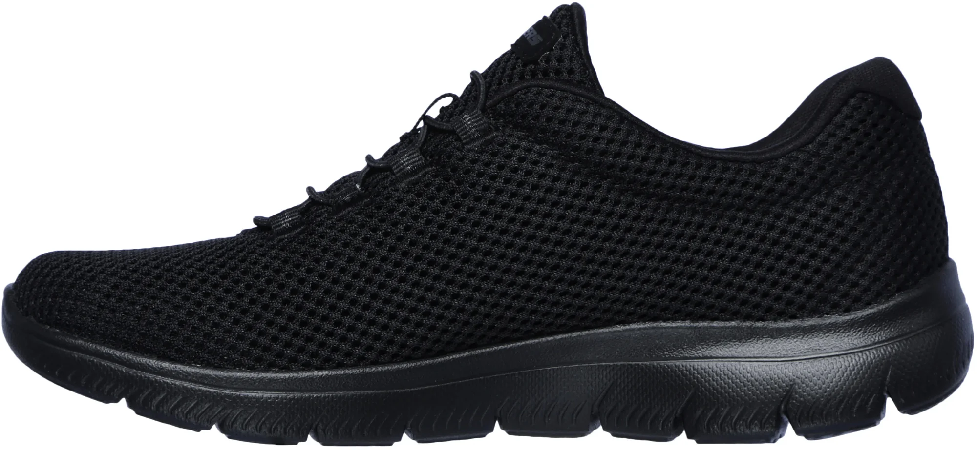 Skechers Summits Womens Training Shoes - Black - Image 3