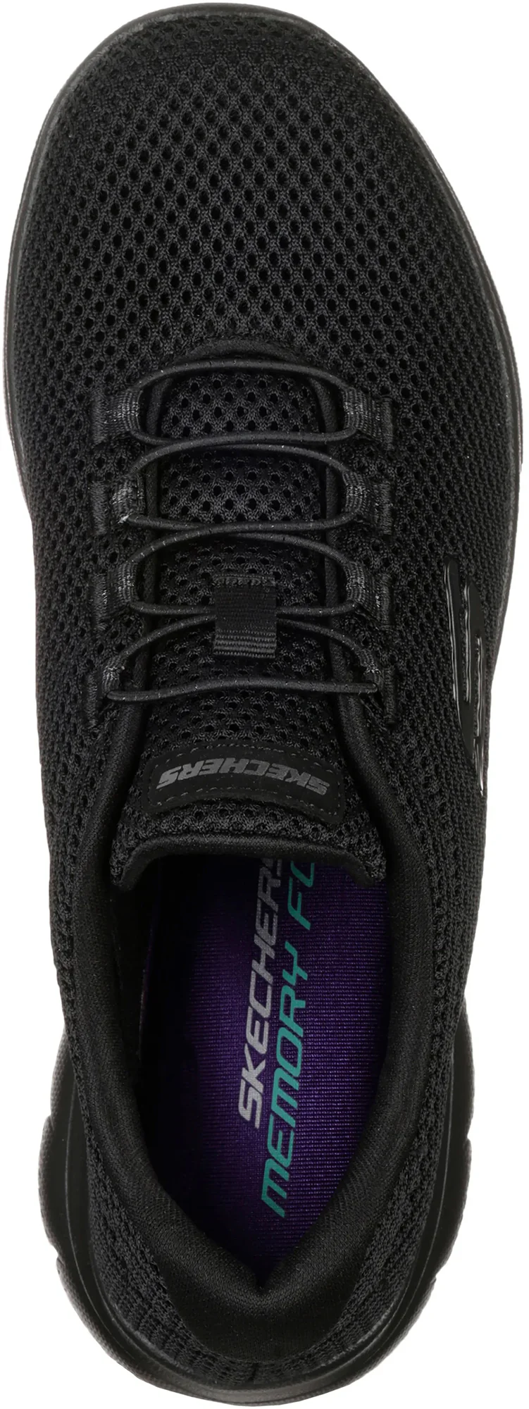 Skechers Summits Womens Training Shoes - Black - Image 4