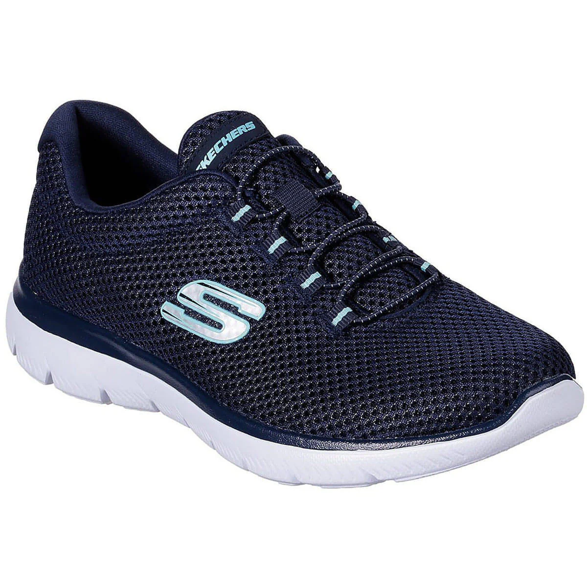 Skechers Summits Womens Training Shoes - Navy - Image 5