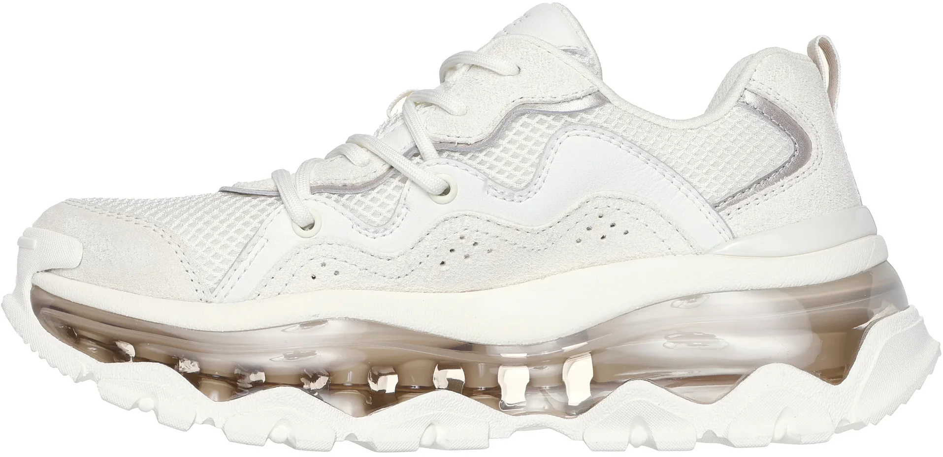 Skechers Uno Chaos Womens Trainers - White - Image 3