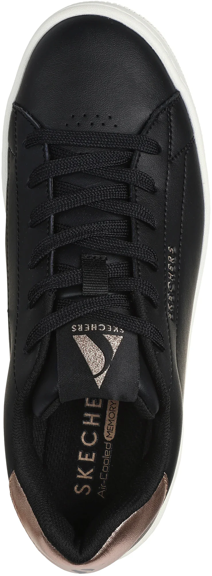 Skechers UNO Court Courted Air Womens Shoes - Black - Image 4