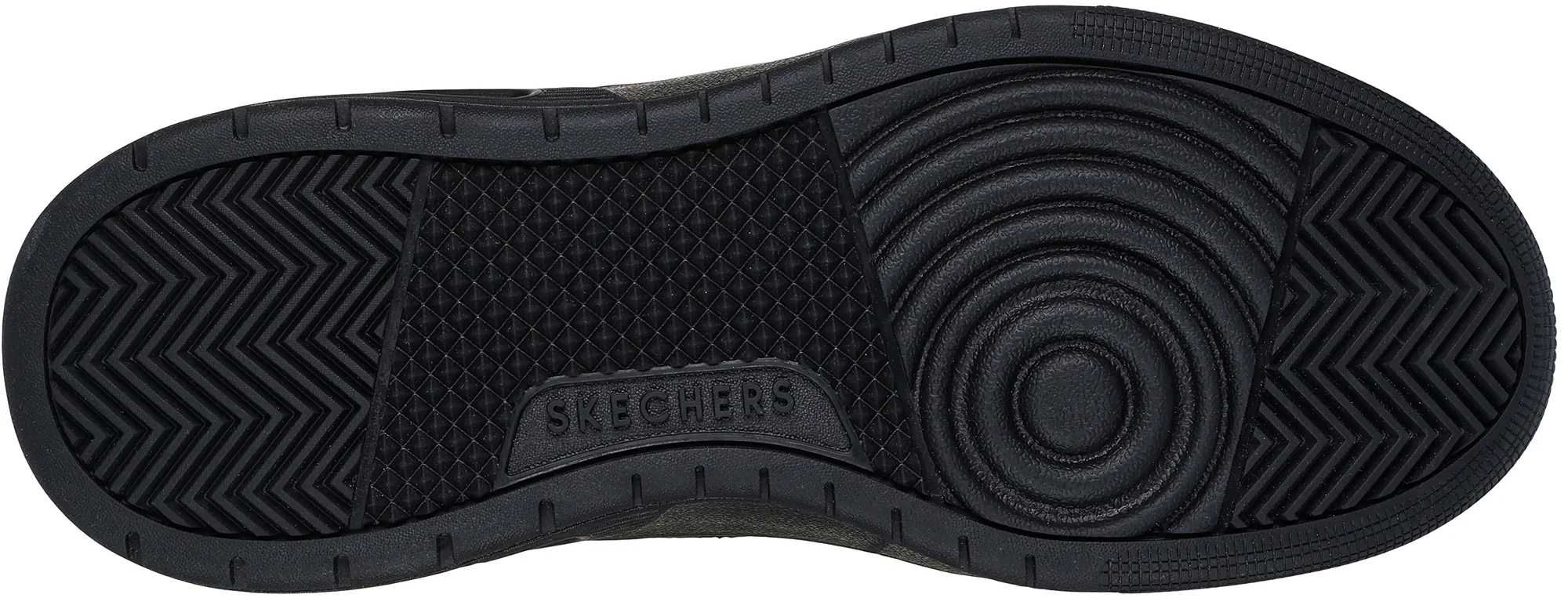 Skechers UNO Court Low Post Match Mens Shoes - Black - Image 2