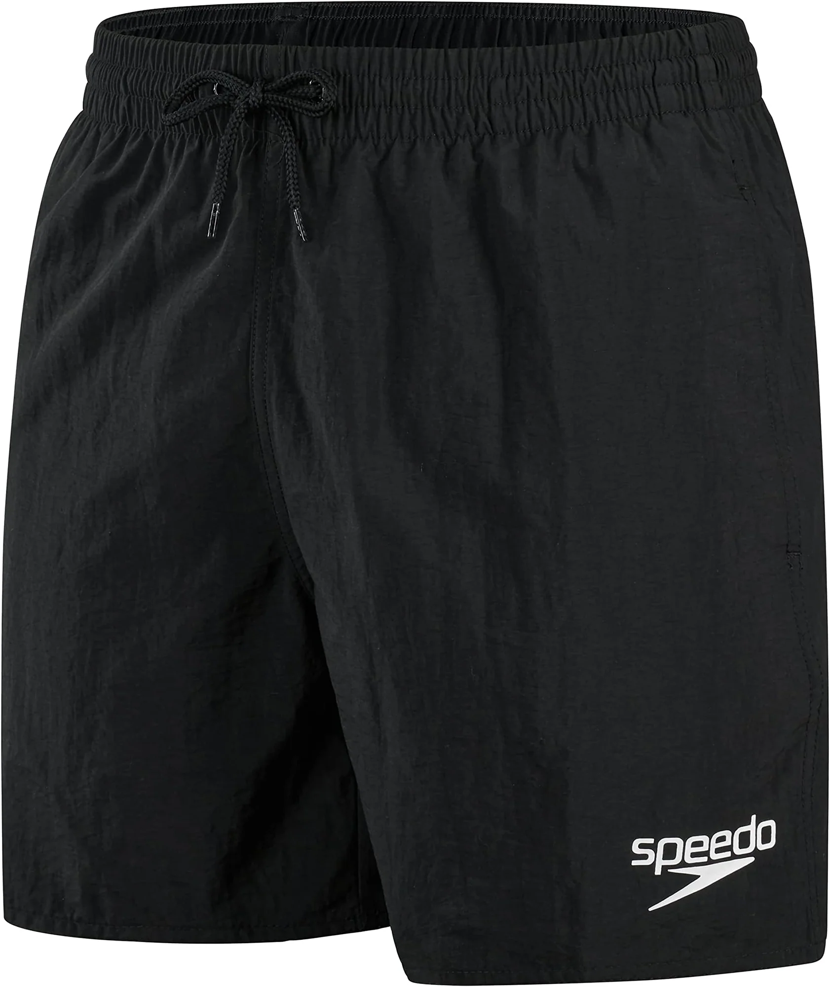 Speedo Essentials 16 Inch Mens Swim Shorts - Black - Image 3