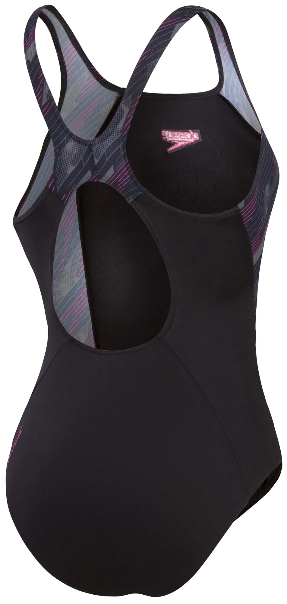 Speedo HyperBoom Splice Muscleback Womens Swimsuit - Black - Image 4