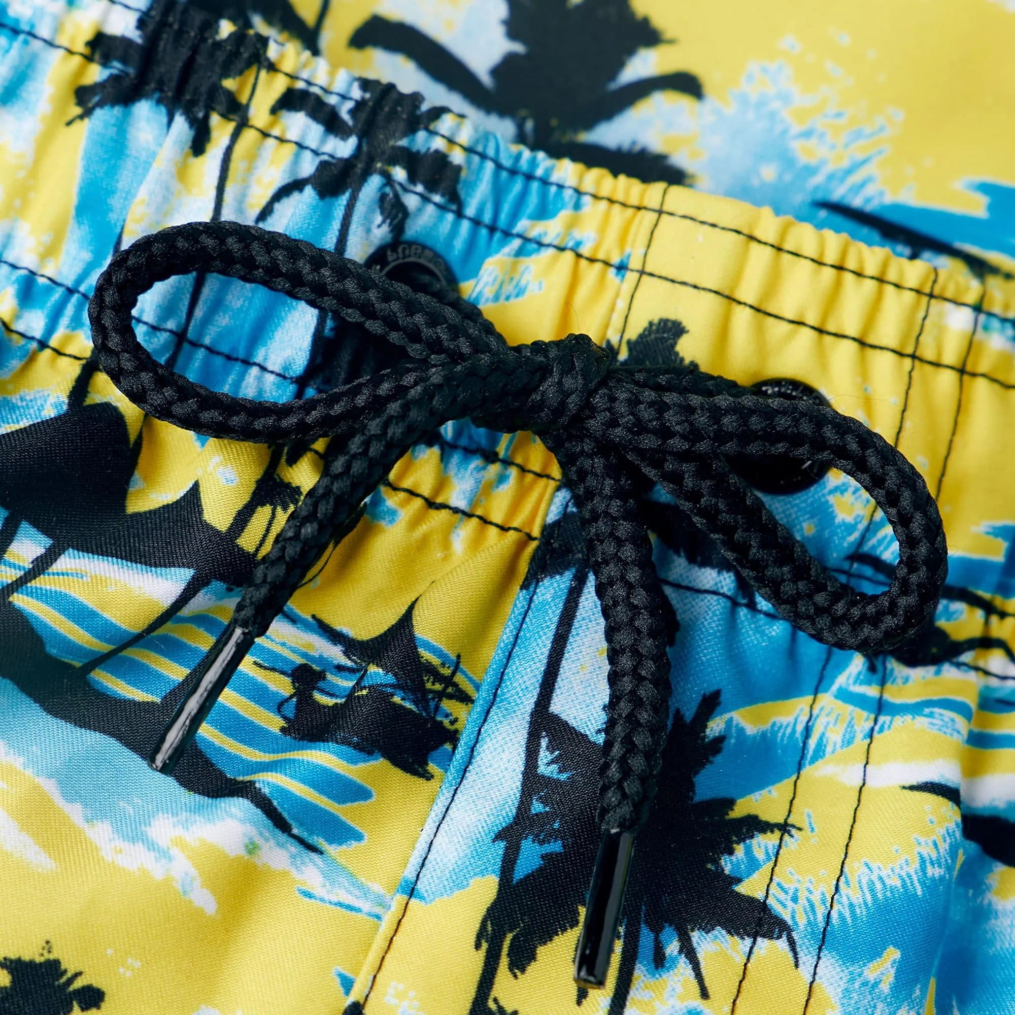 Speedo Printed Leisure 14 Inch Mens Swim Shorts - Yellow - Image 3