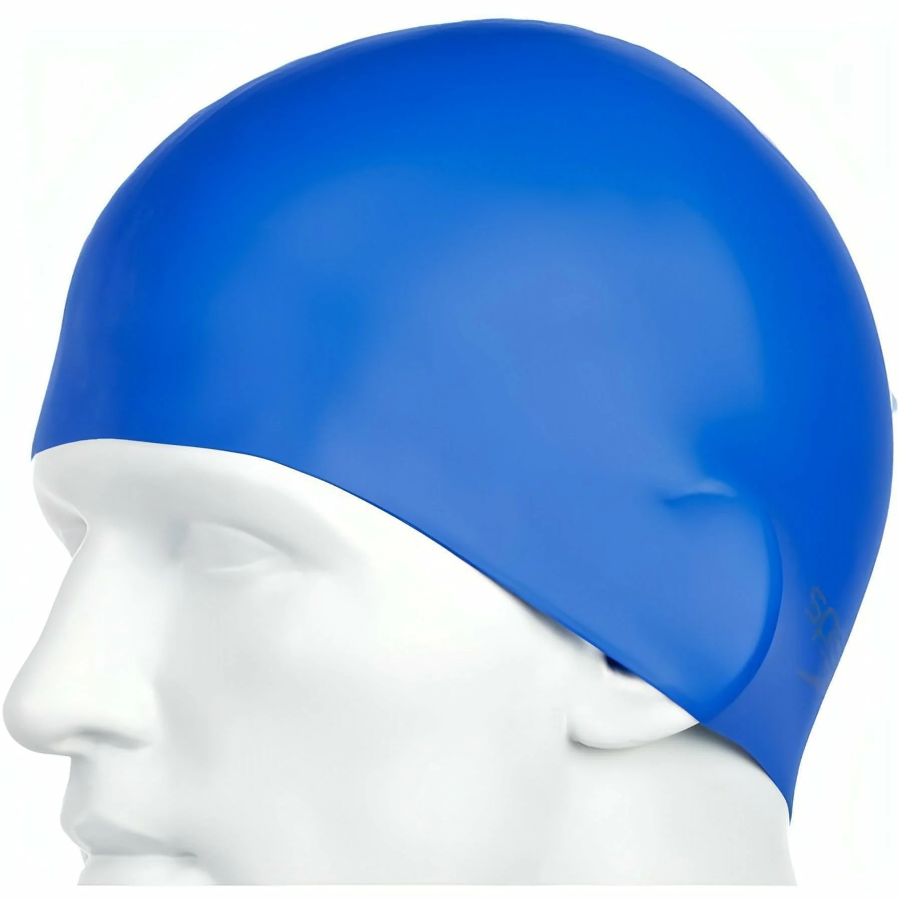 Speedo Silicone Moulded Swimming Cap - Blue - Image 2