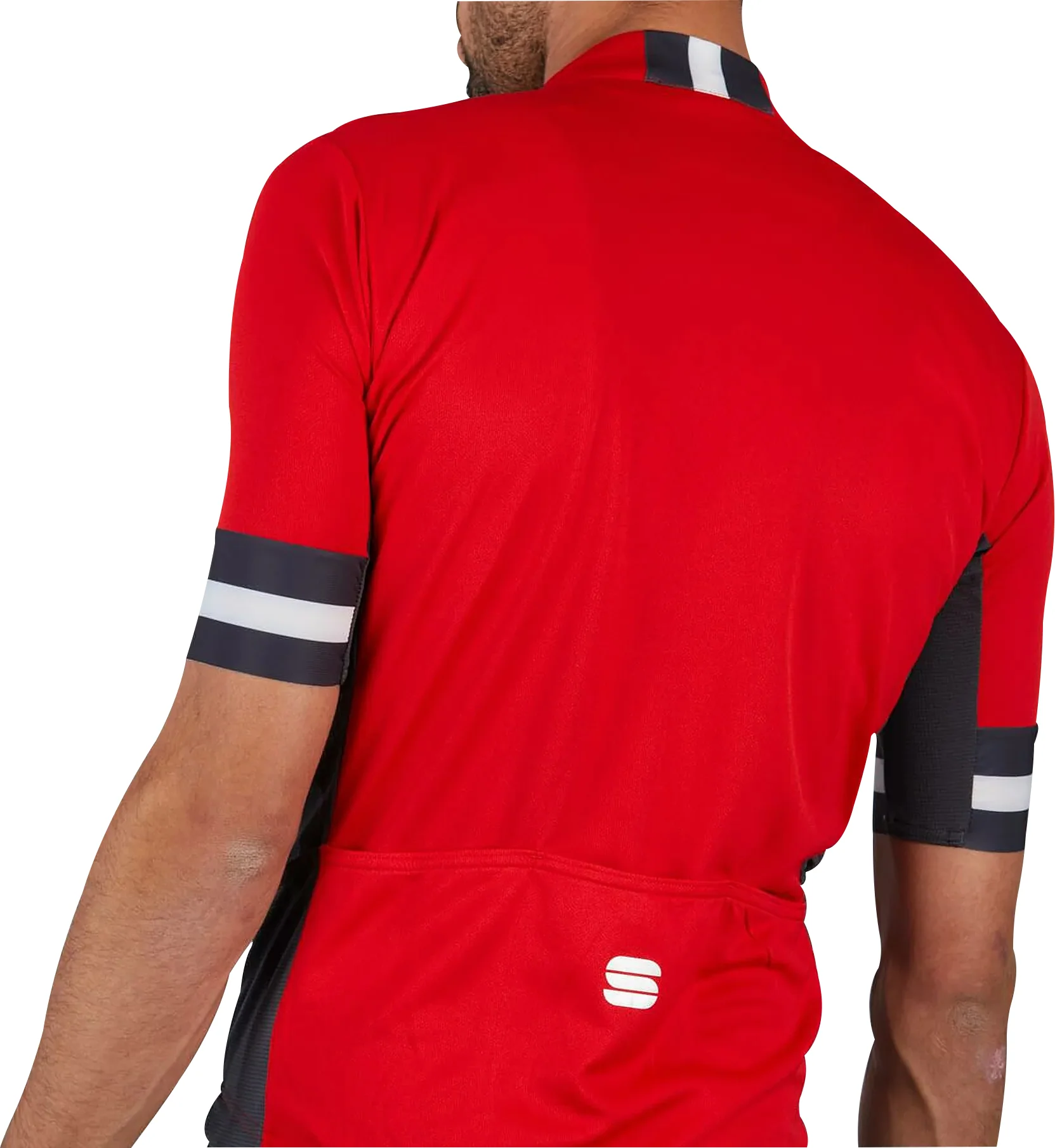 Sportful Kite Short Sleeve Mens Cycling Jersey - Red - Image 3