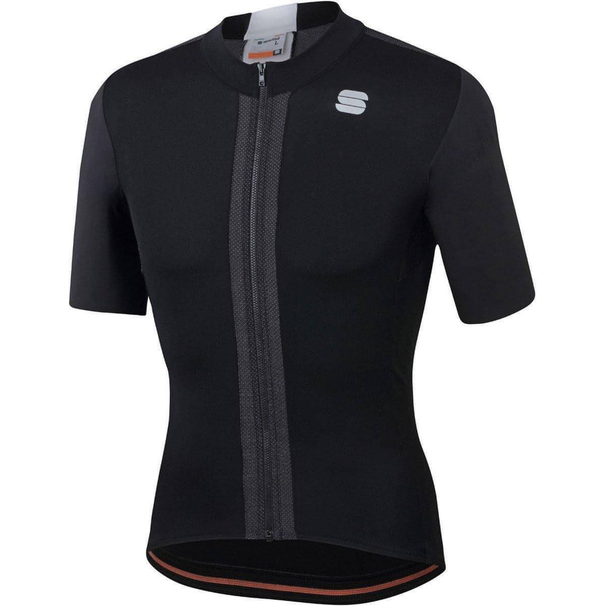 Sportful Strike Short Sleeve Mens Cycling Jersey - Black - Image 3