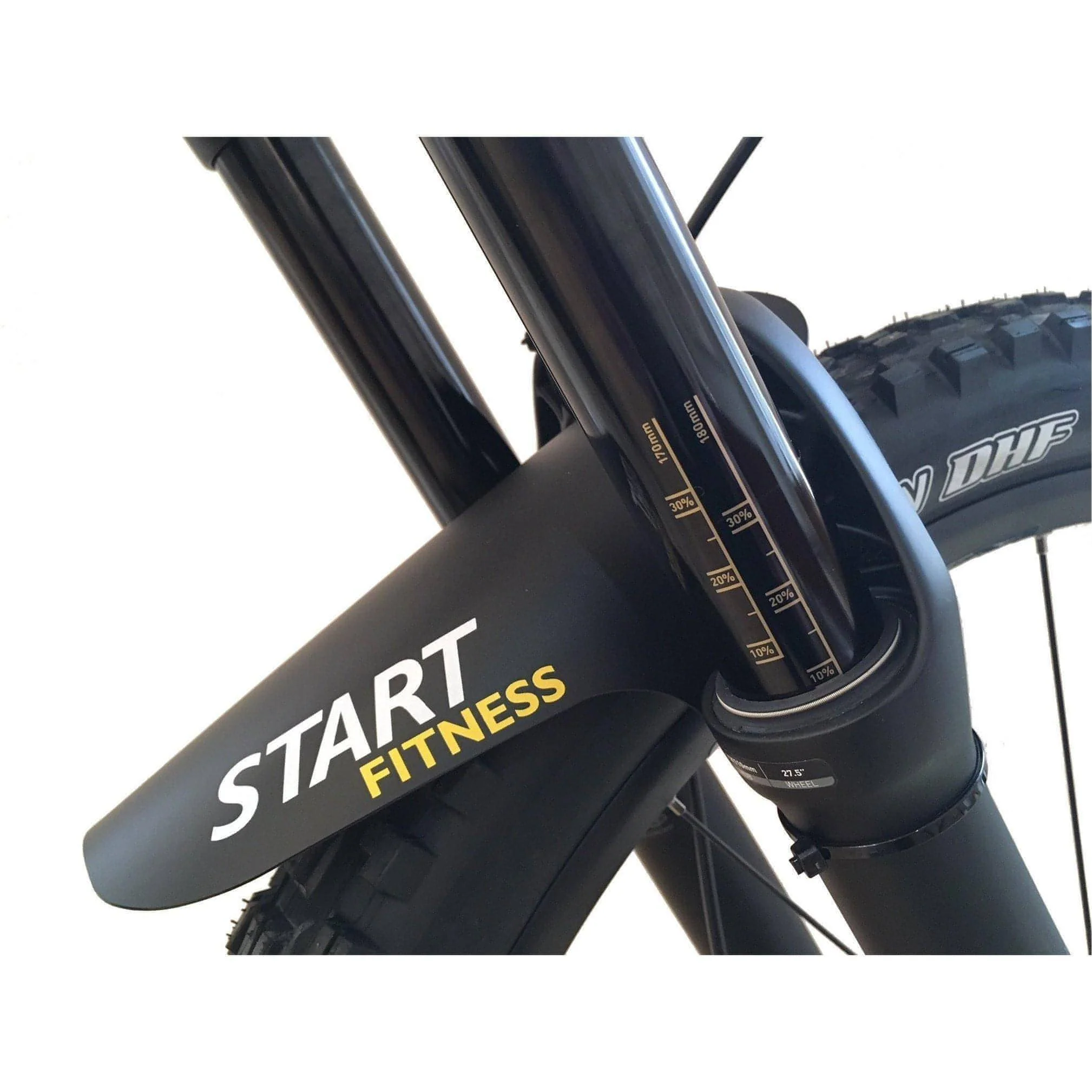 Start Fitness Front Guardian MTB Mudguard - Black - Image 3