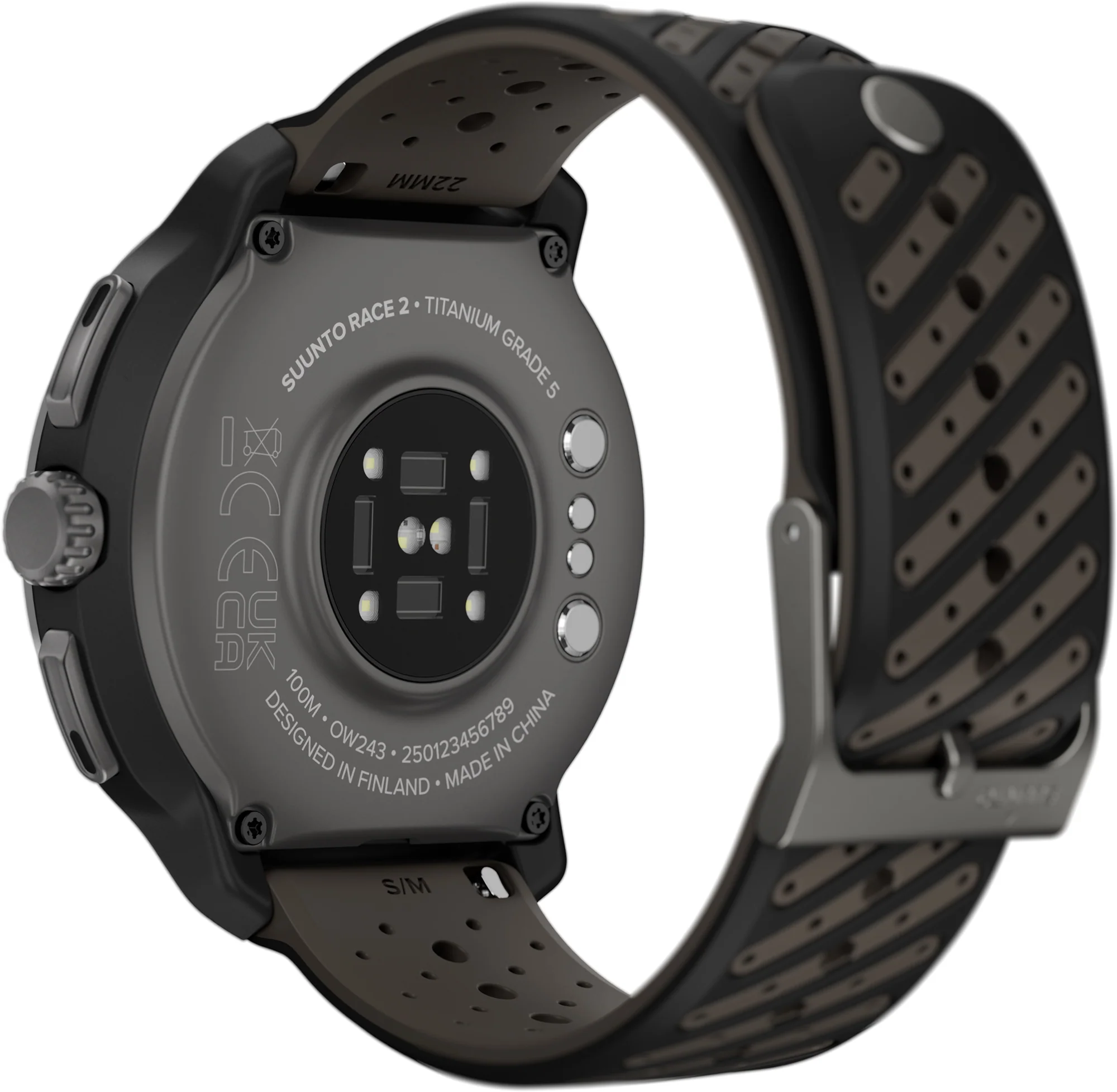 Suunto Race 2 Titanium GPS Sports Watch - Black - Image 7