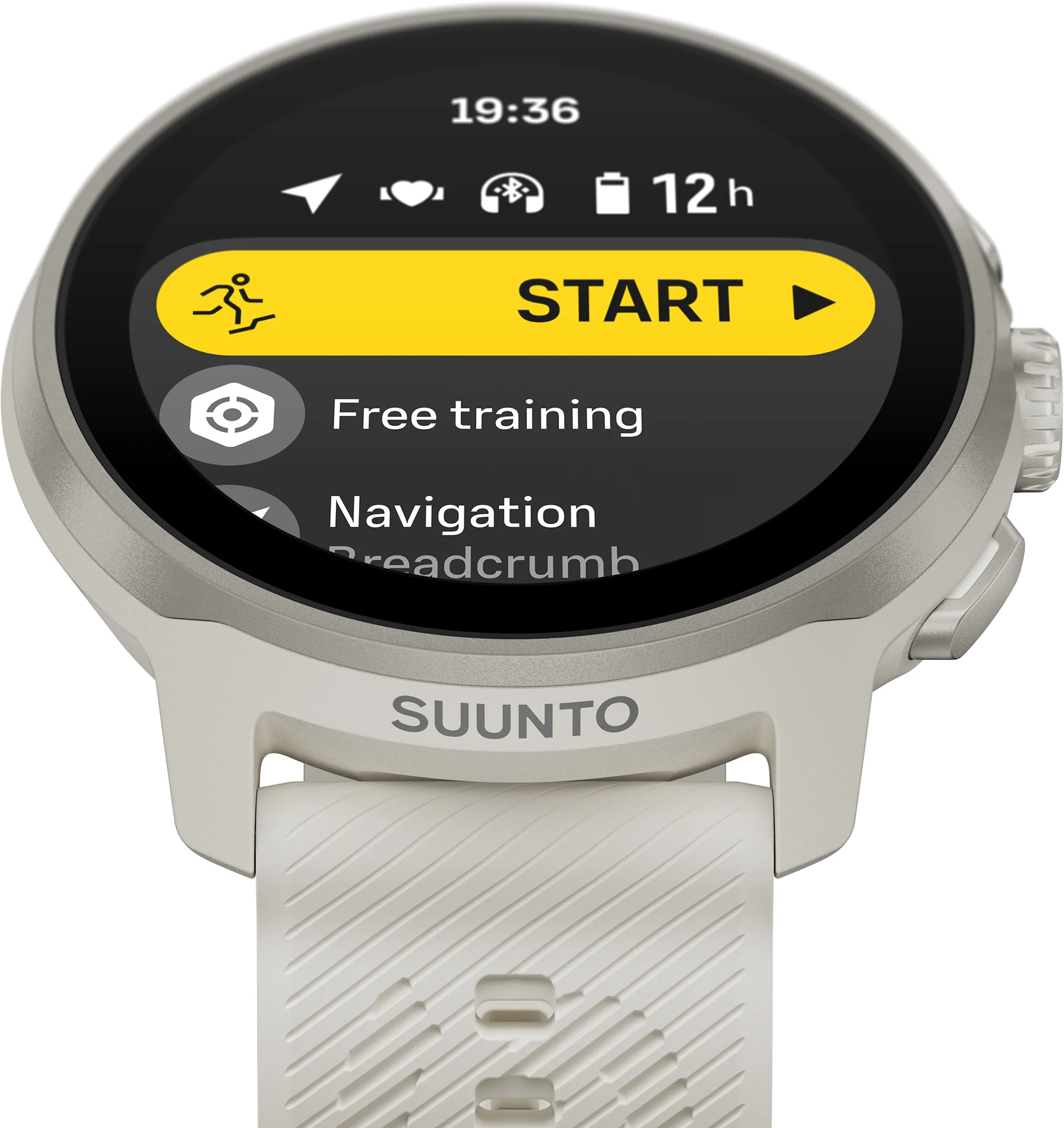 Suunto Run GPS Silicone Strap Sports Watch + FREE Smart Heart Rate Belt - Grey - Image 5