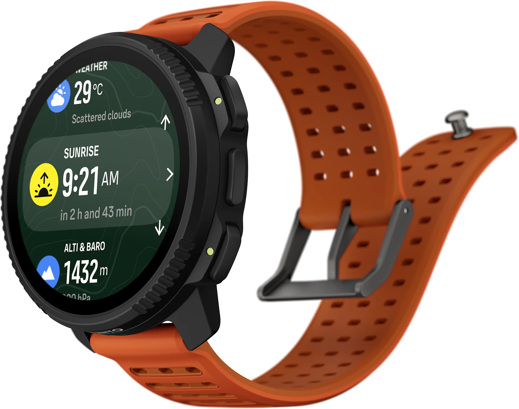 Suunto Vertical 2 GPS Sports Watch - Orange - Image 7