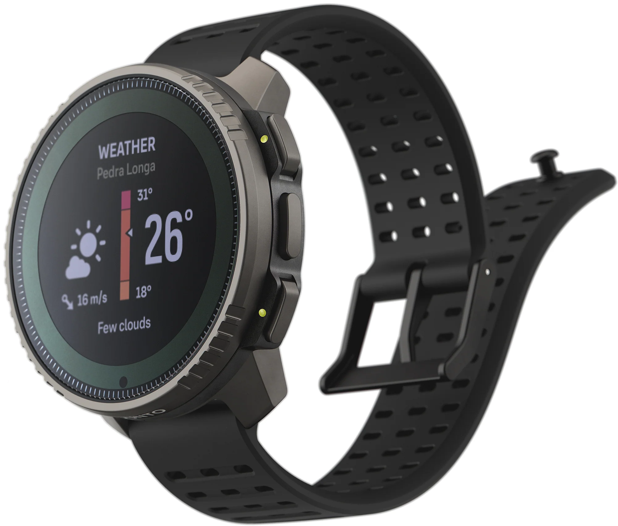 Suunto Vertical Titanium Solar GPS Sports Watch - Black - Image 4