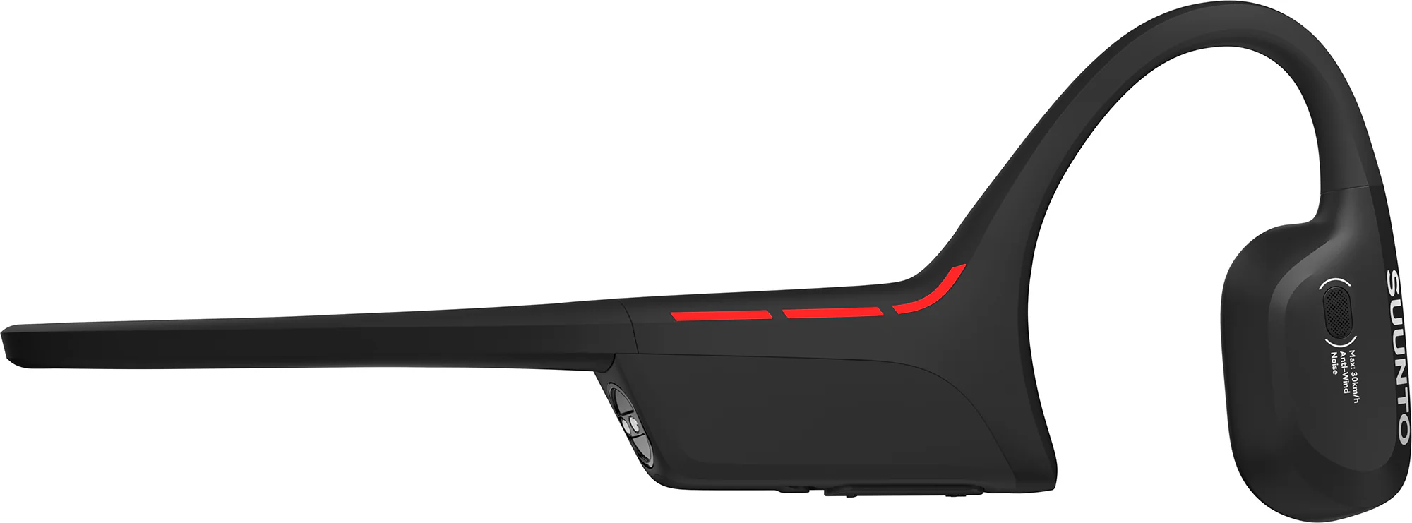 Suunto Wing 2 Bone Conduction Running Headphones - Black - Image 4