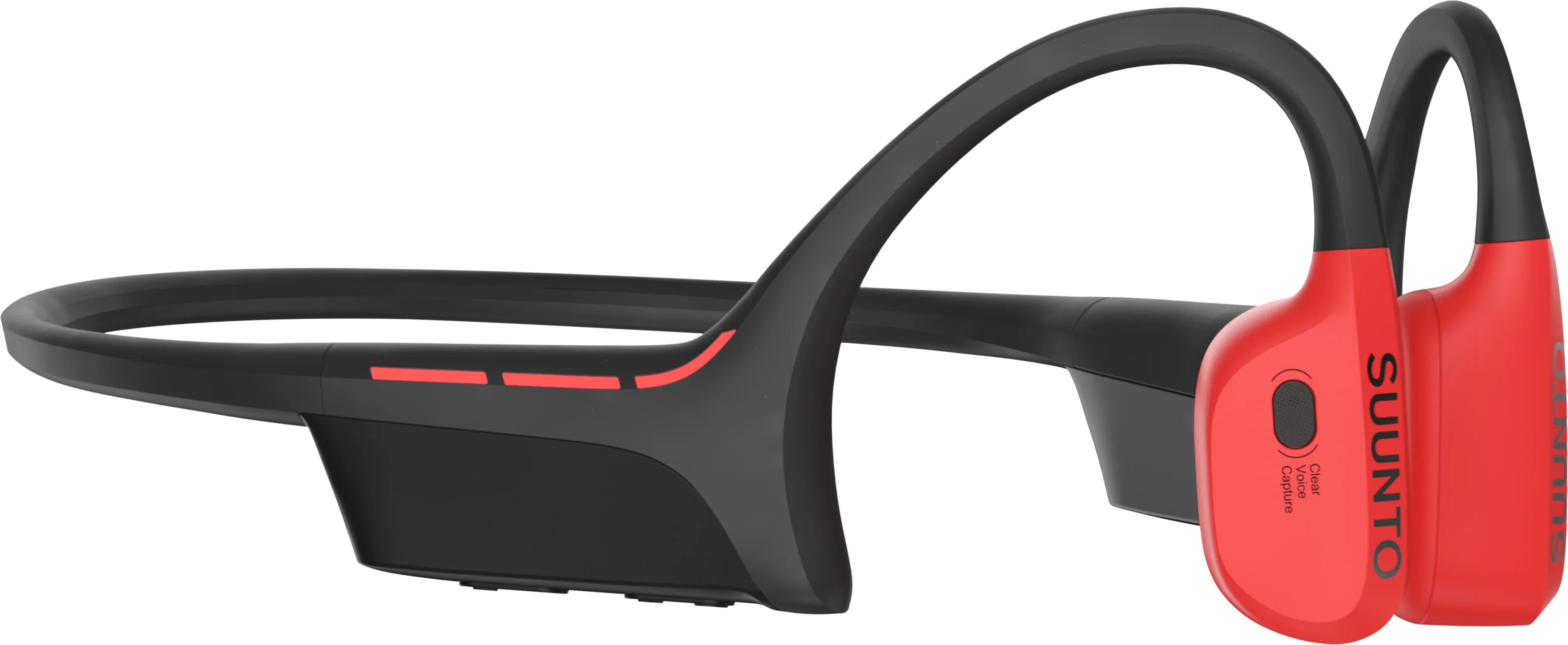 Suunto Wing Bone Conduction Running Headphones - Red - Image 6