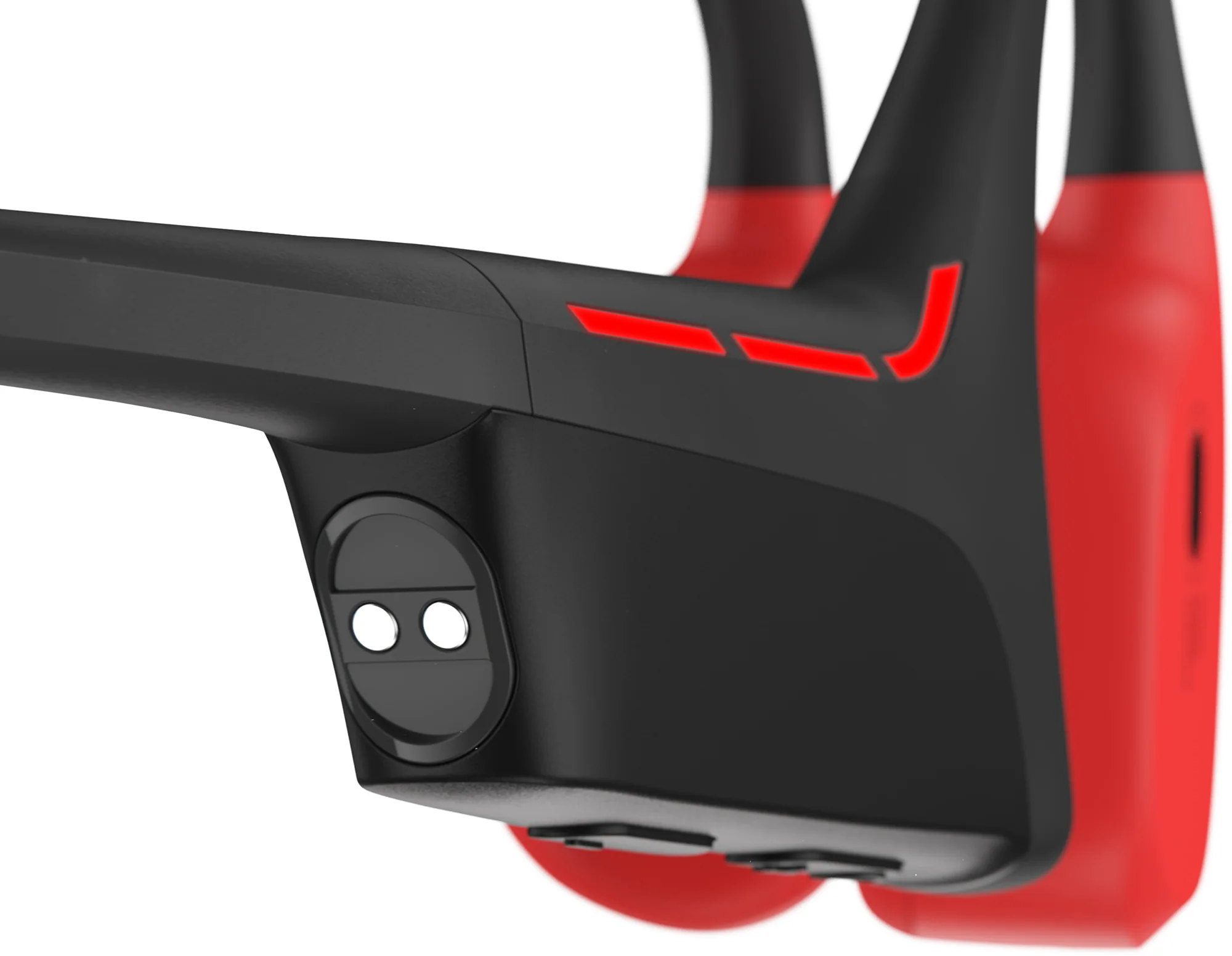 Suunto Wing Bone Conduction Running Headphones - Red - Image 7