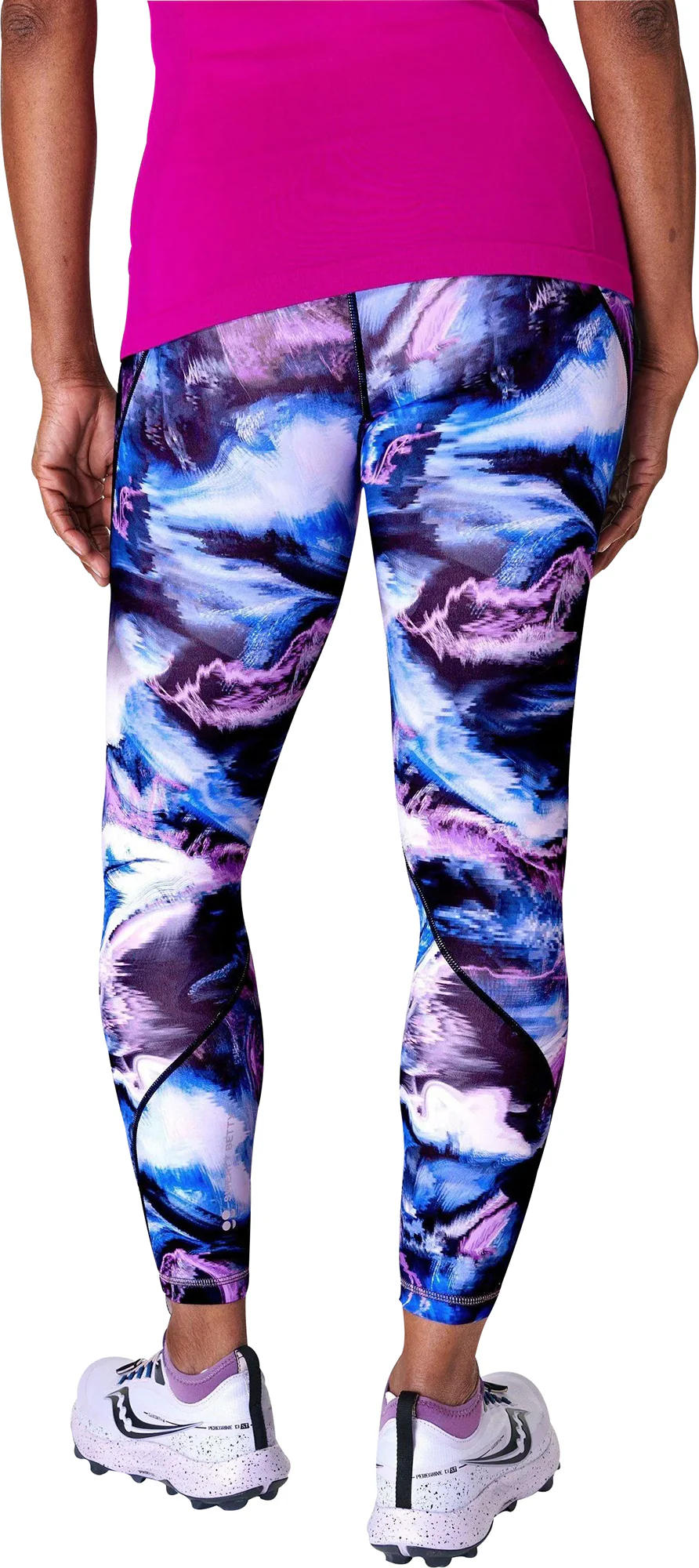 Sweaty Betty Power Pro 7/8 Womens Training Tights - Blue - Image 2