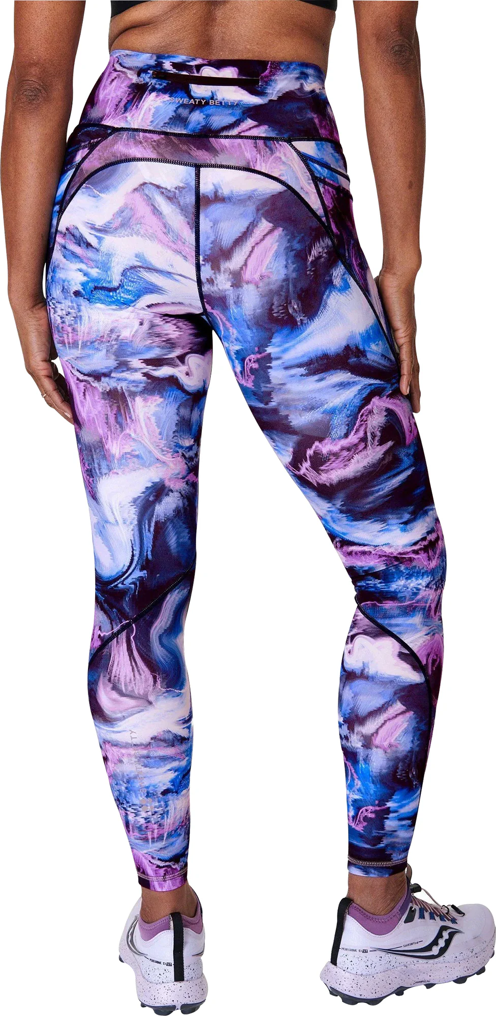Sweaty Betty Power Pro Womens Long Training Tights - Blue - Image 2