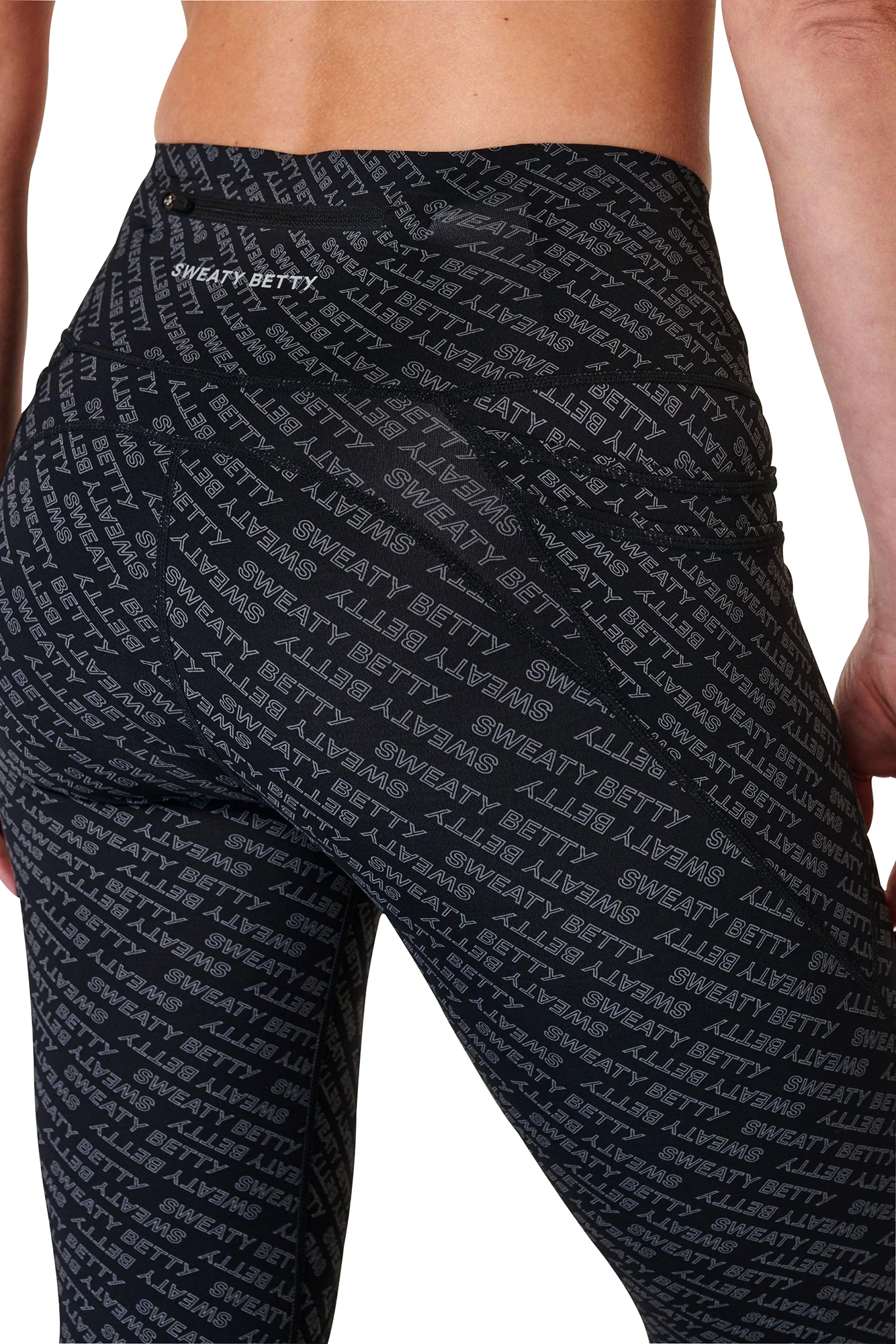 Sweaty Betty Power Pro Womens Long Training Tights - Grey - Image 3