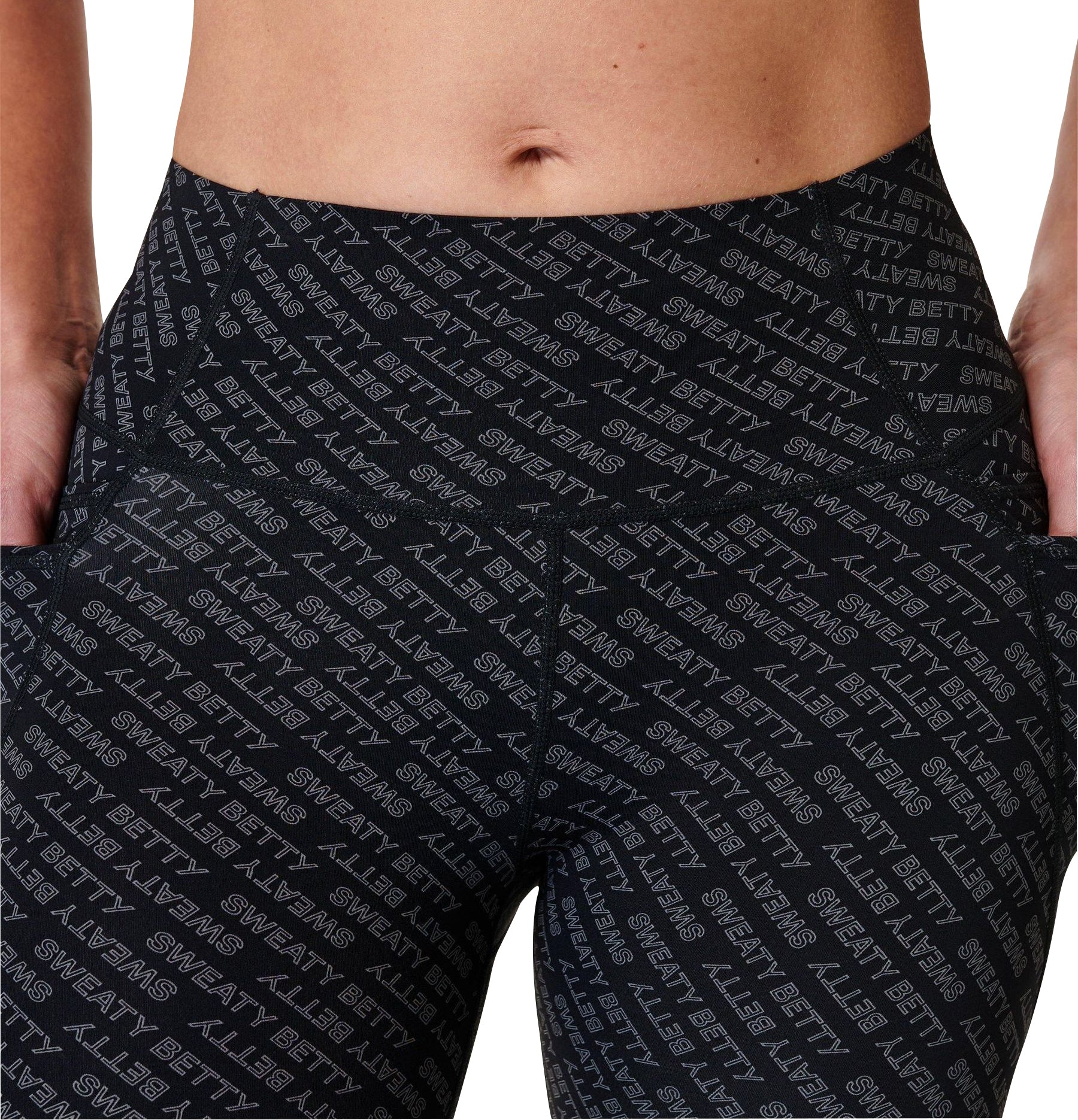 Sweaty Betty Power Pro Womens Long Training Tights - Grey - Image 6
