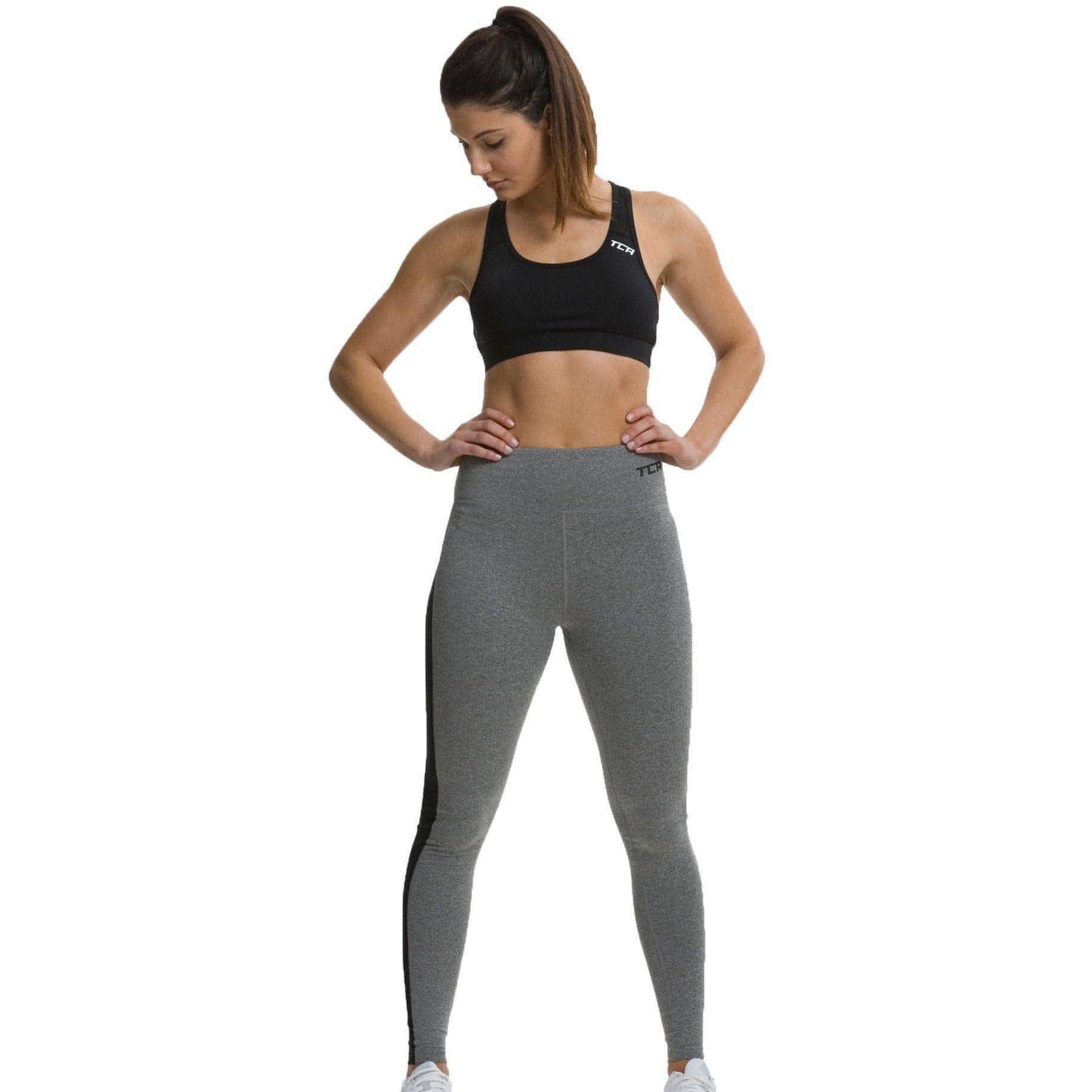 TCA Balance Womens Long Running Tights - Grey - Image 8
