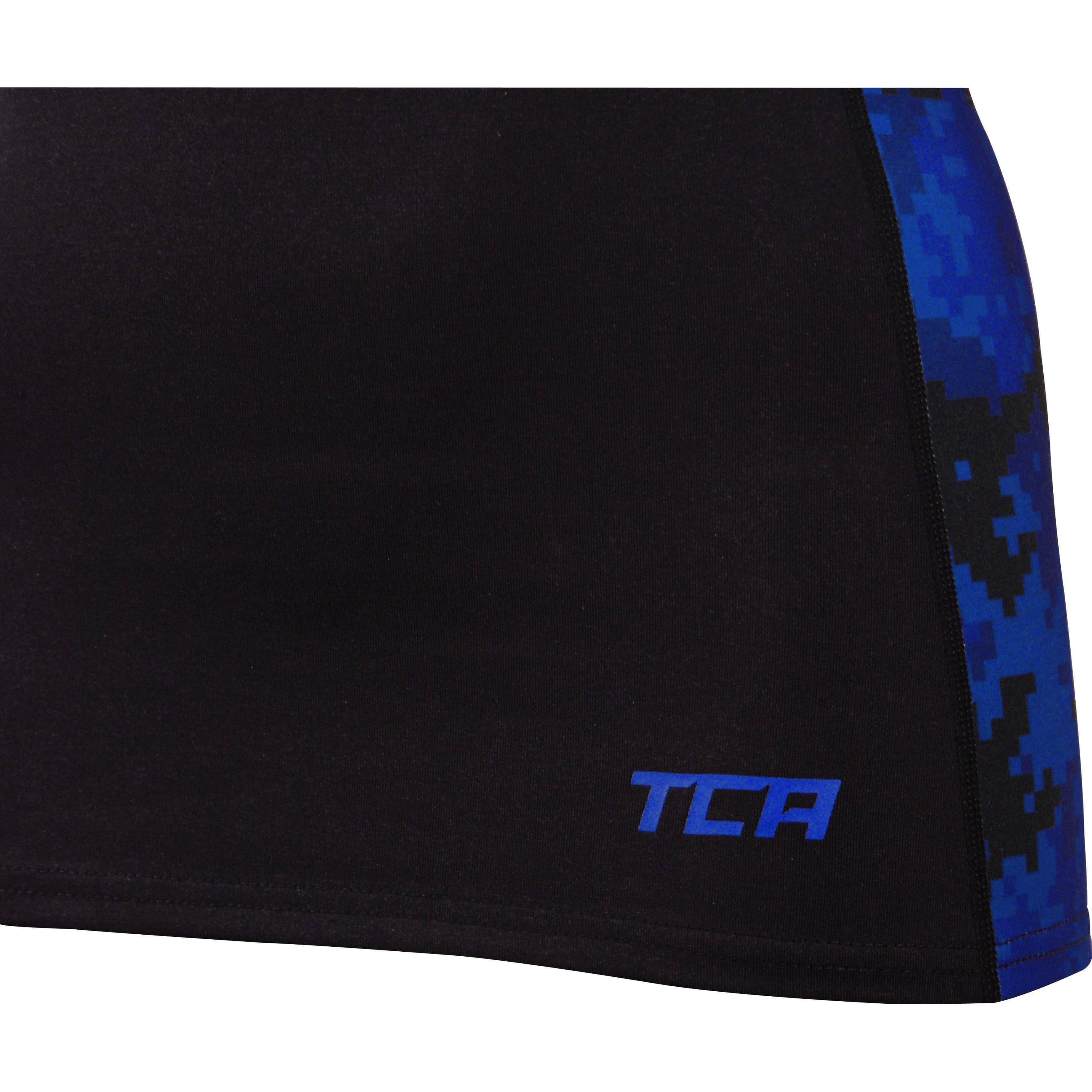 TCA Camo Print Womens Running Vest Tank Top - Black - Image 2