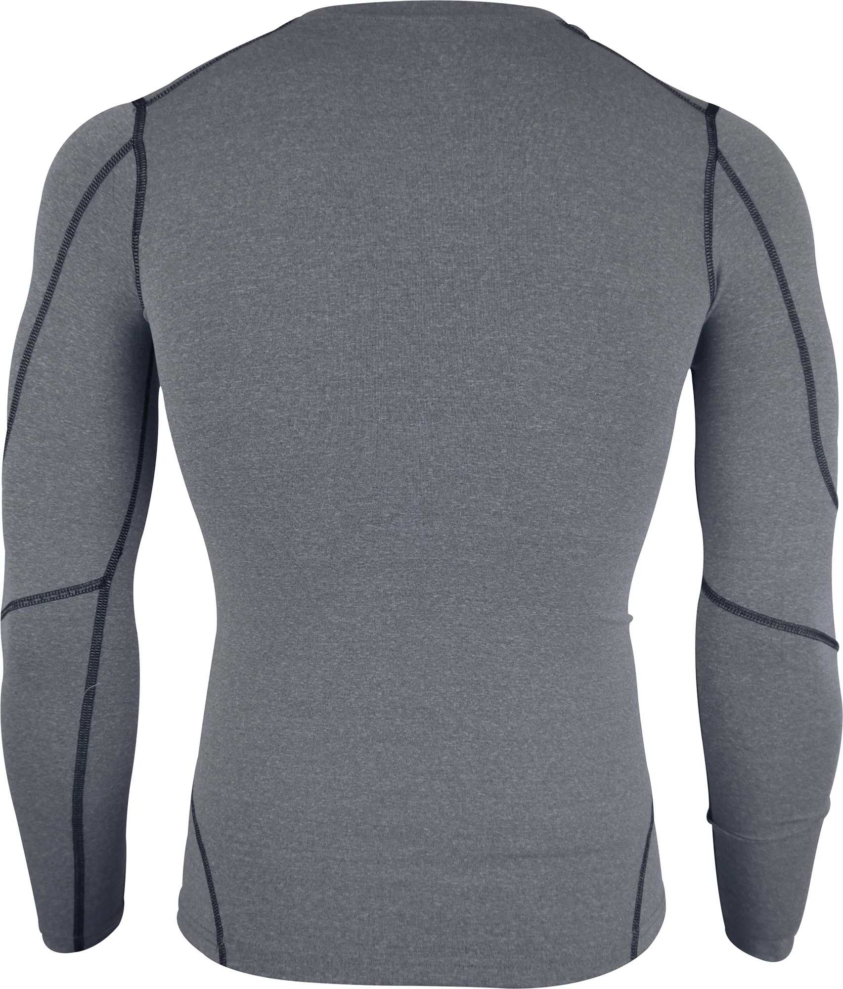 TCA Elite Plus Long Sleeve Junior Compression Top - Grey - Image 2