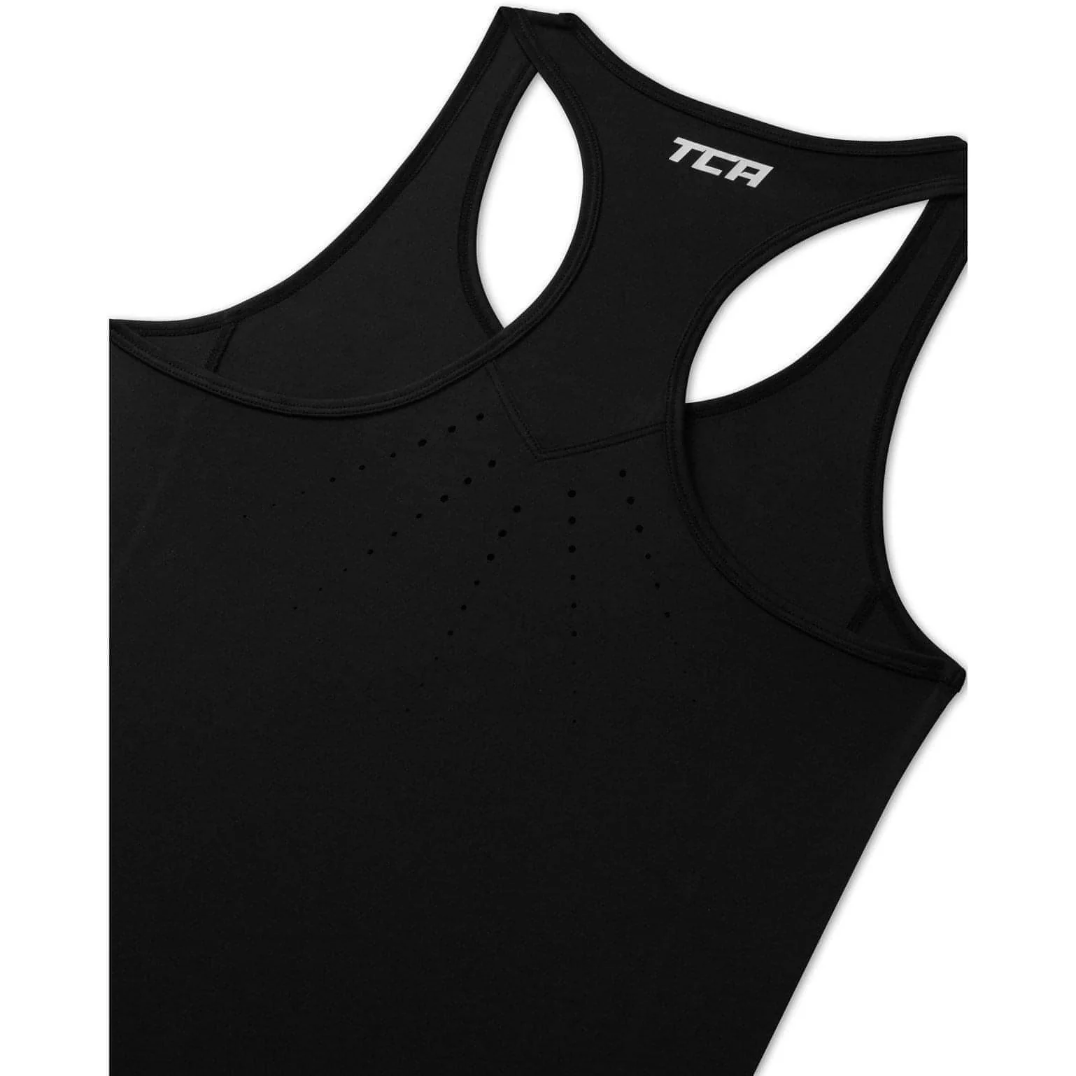 TCA Laser Tech Lightweight Womens Running Vest - Black - Image 4