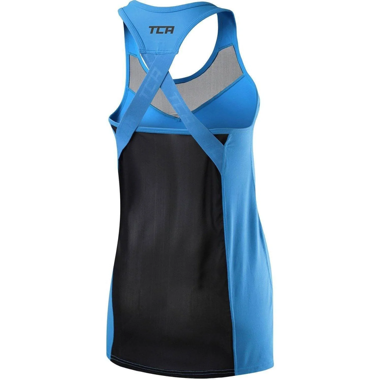 TCA MeshLuxe Womens Running Vest - Blue - Image 2
