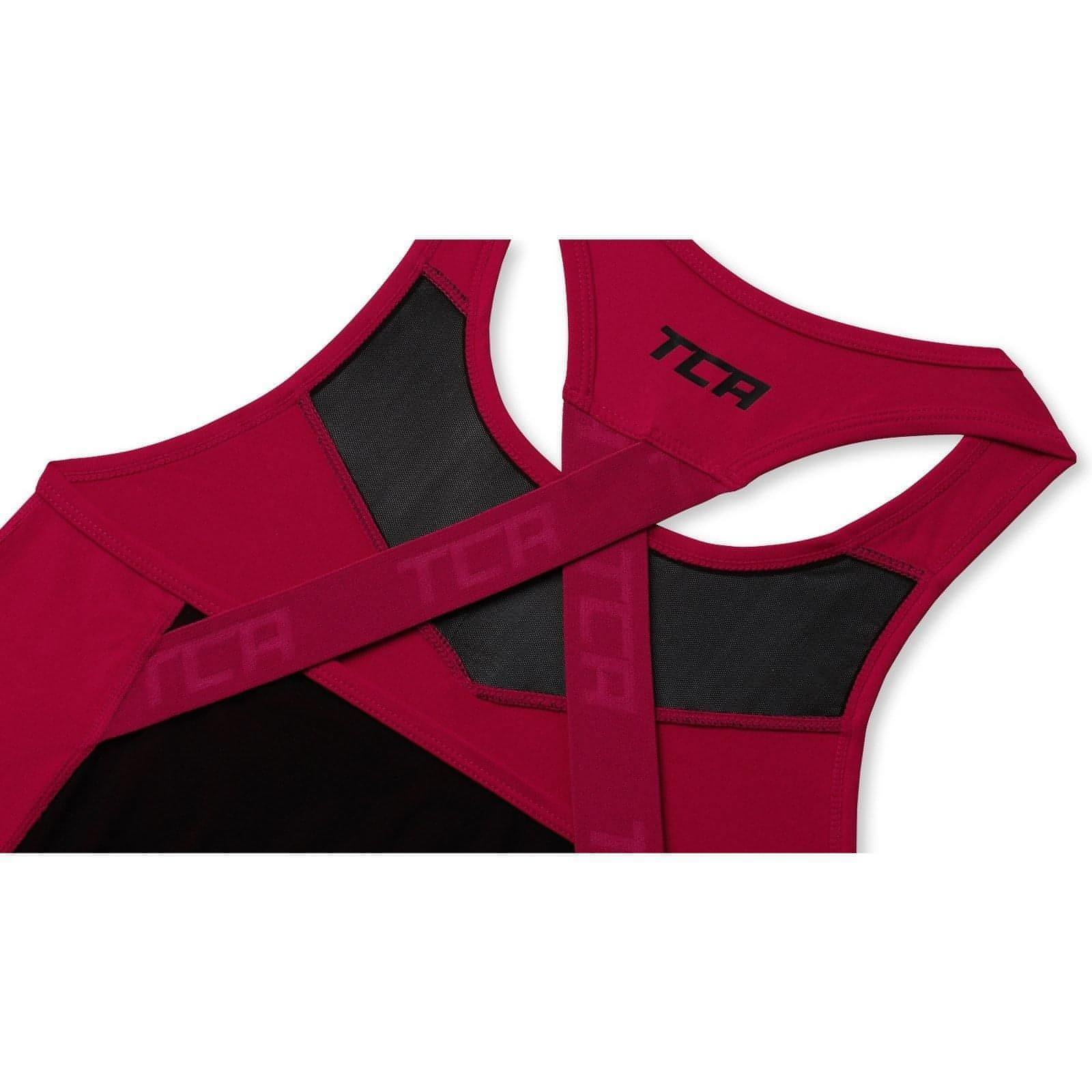 TCA MeshLuxe Womens Running Vest - Pink - Image 2