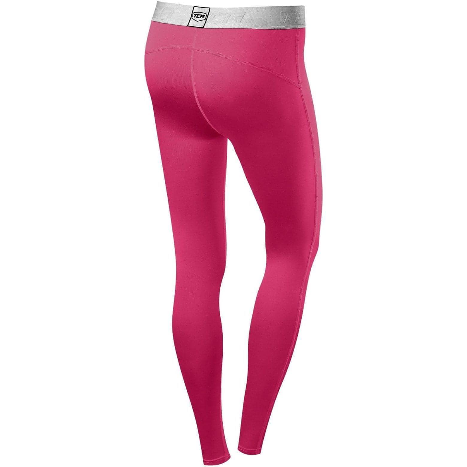 TCA Pro Performance Endurance Womens Long Running Tights - Pink - Image 2