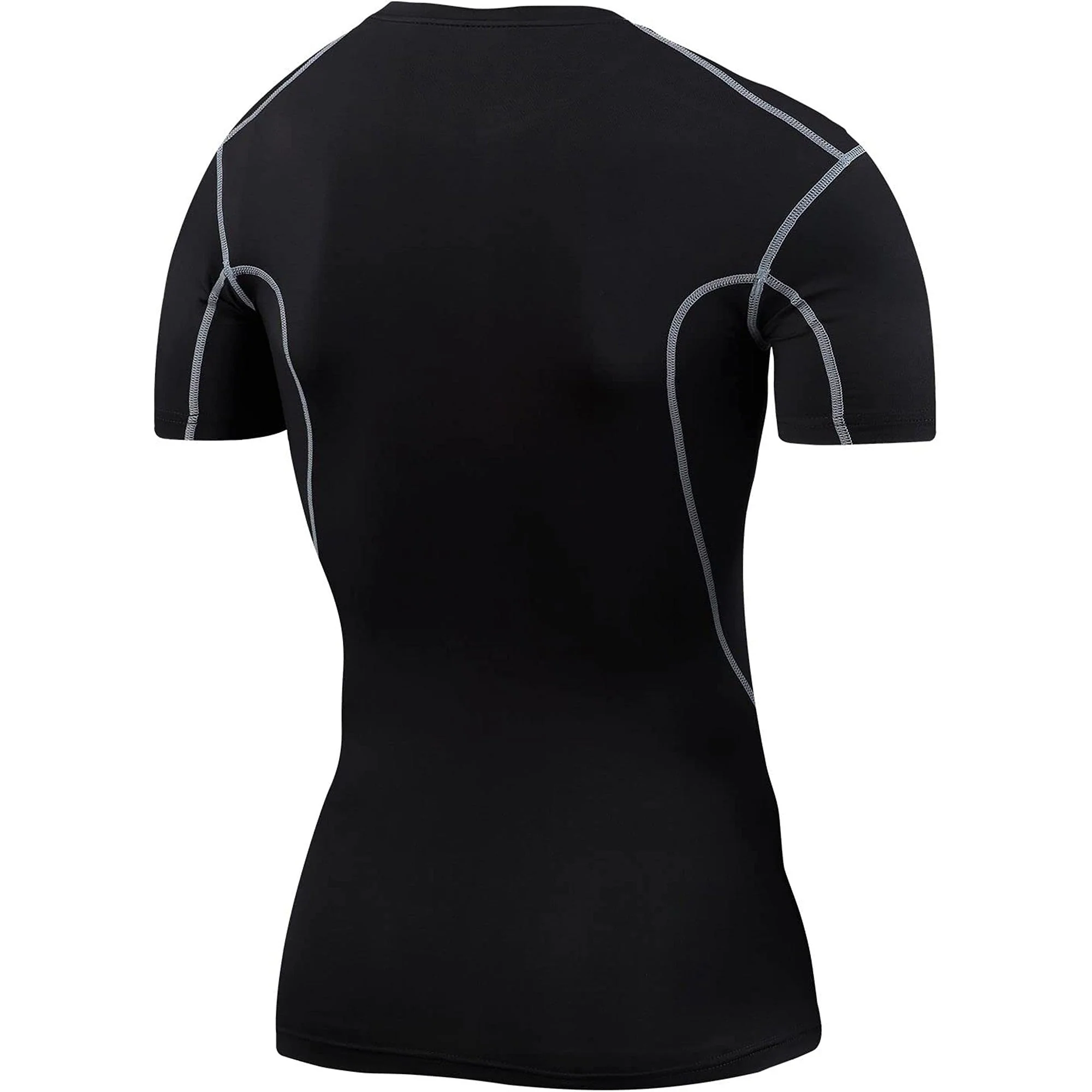 TCA Pro Performance Short Sleeve Junior Compression Top - Black - Image 2